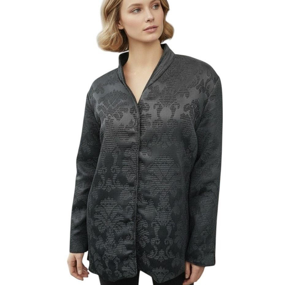 Other ERIN LONDON Jacquard Brocade Jacket Plus Size 2X Lined Size XXL / US 16-18 / IT 52-54 - 1 Thumbnail
