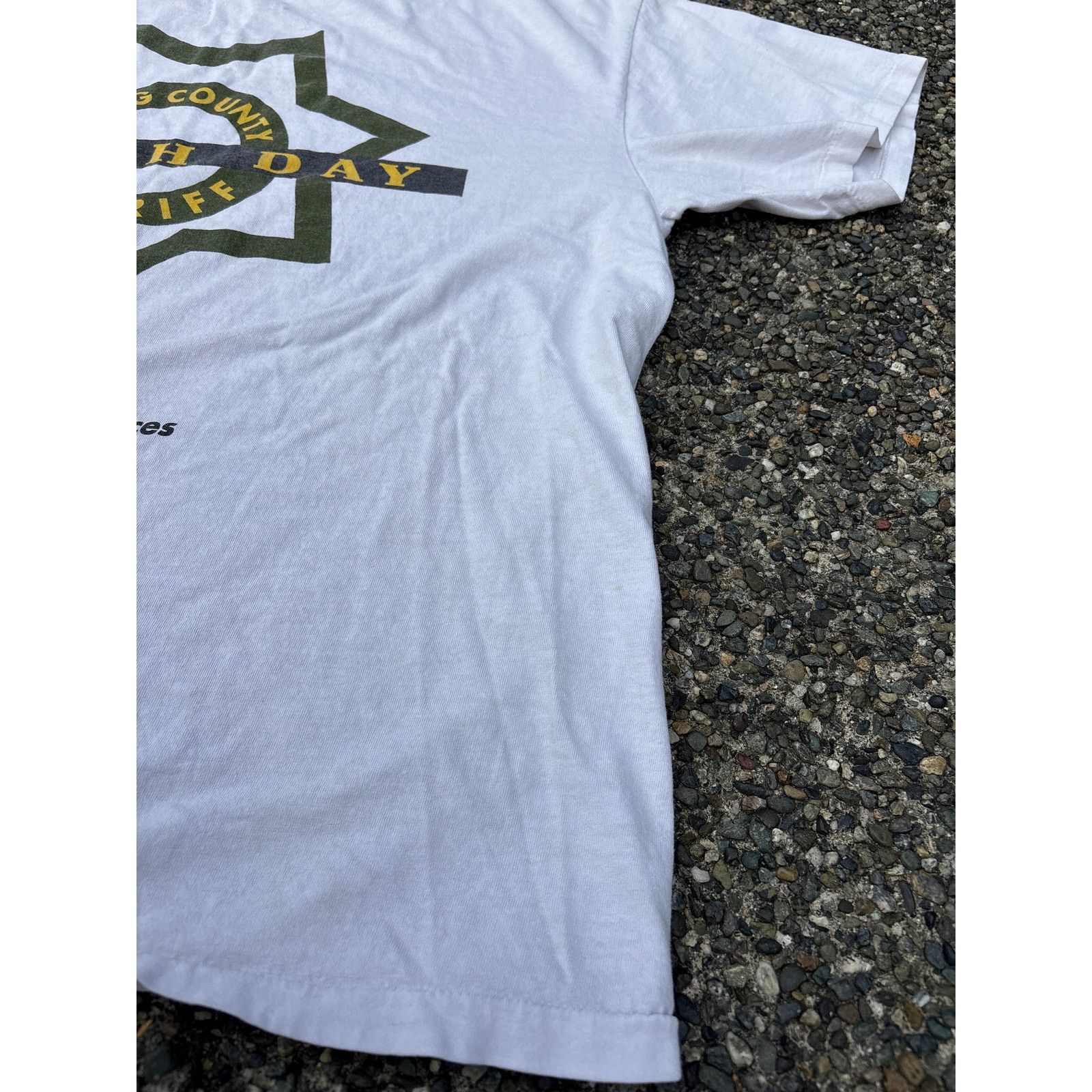 Anvil Vtg 90s King county sheriff Youth day thrashed single stitch Size US XL / EU 56 / 4 - 4 Thumbnail