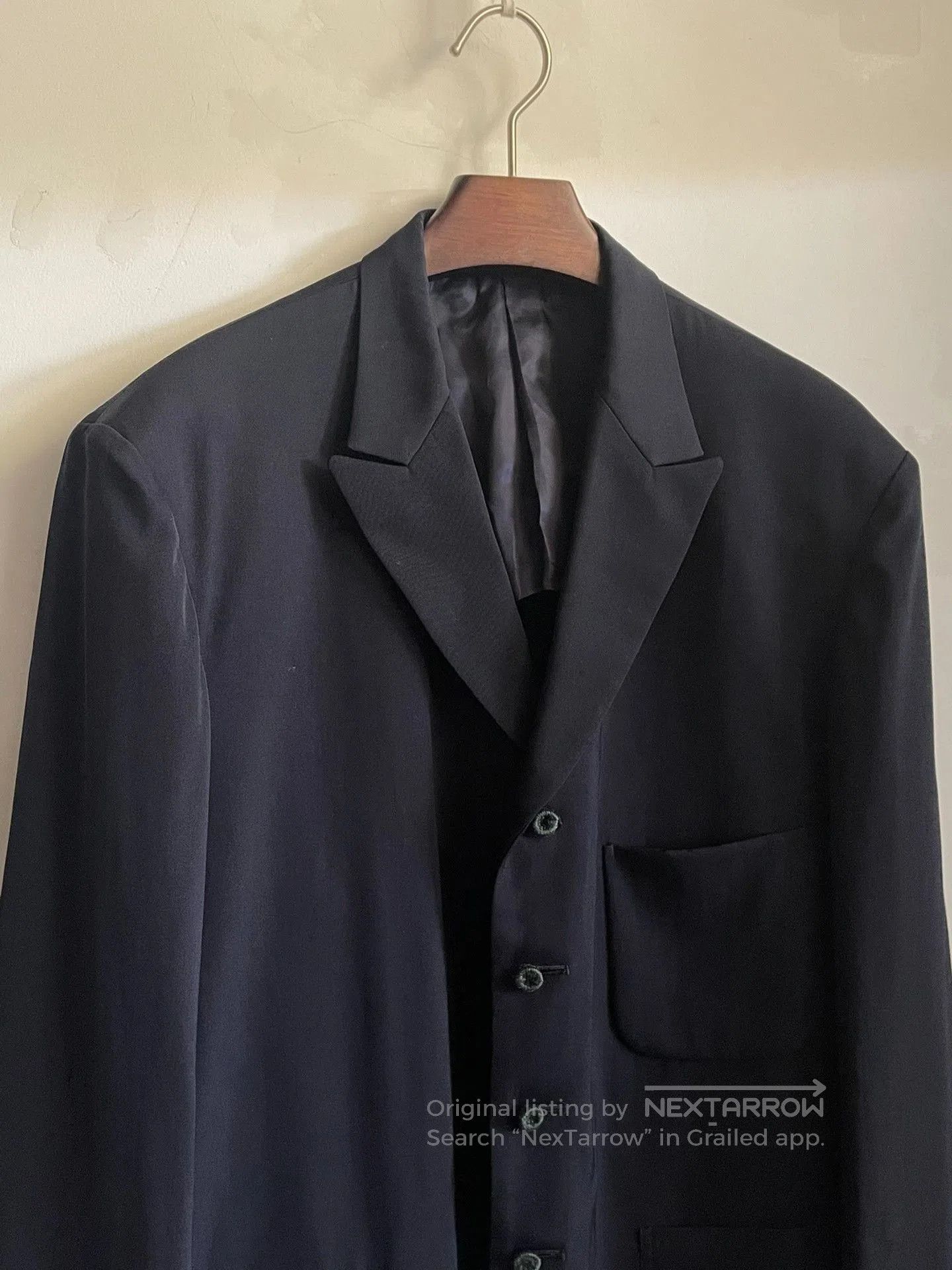 Y's for Men Yohji Yamamoto Early Wool Blazer. Size US M / EU 48-50 / 2 - 5 Thumbnail