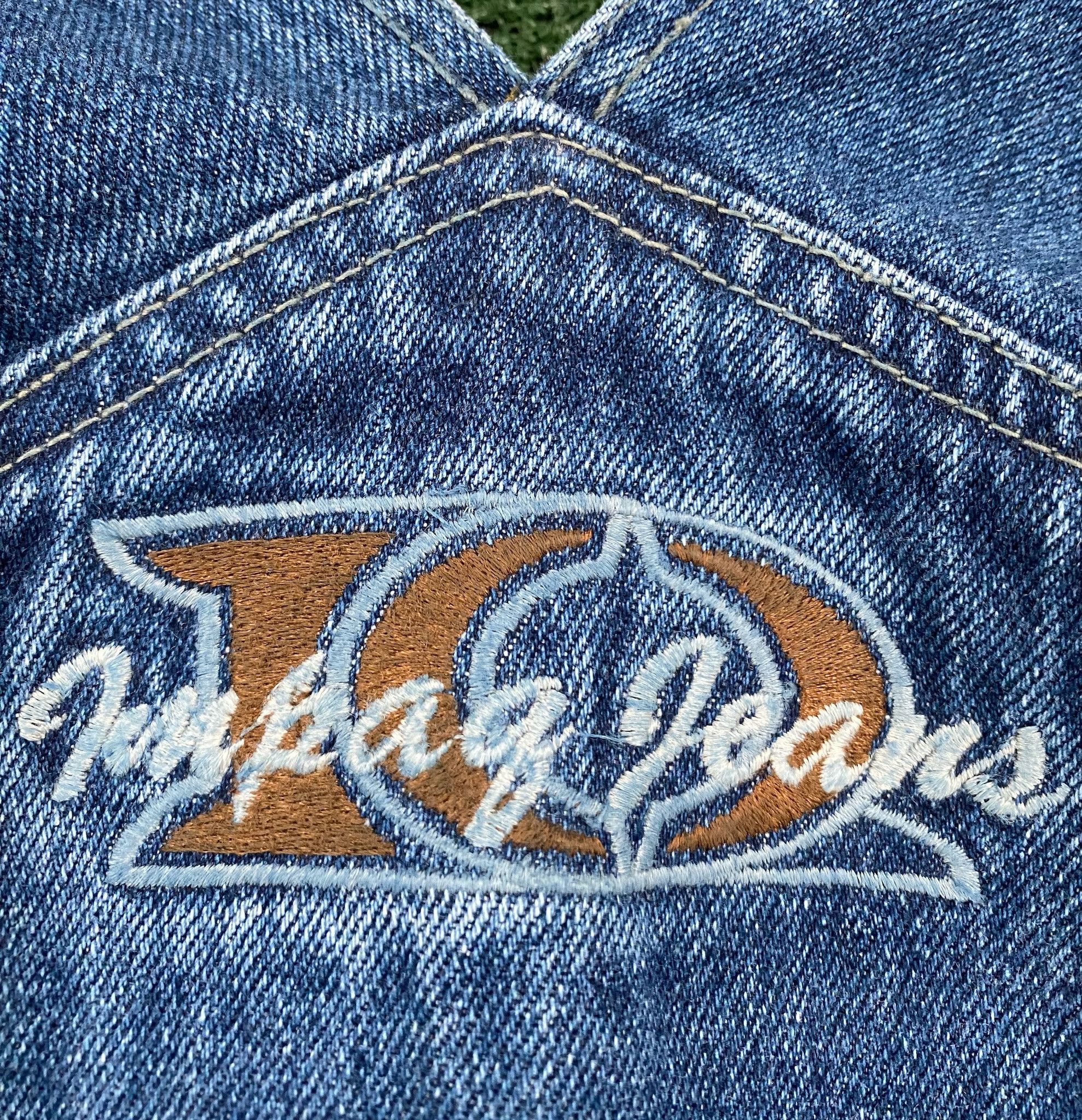 Vintage NEW VTG Y2K Impaq IQ Carpenter Baggy Denim Overalls XL Size US 41 - 10 Thumbnail
