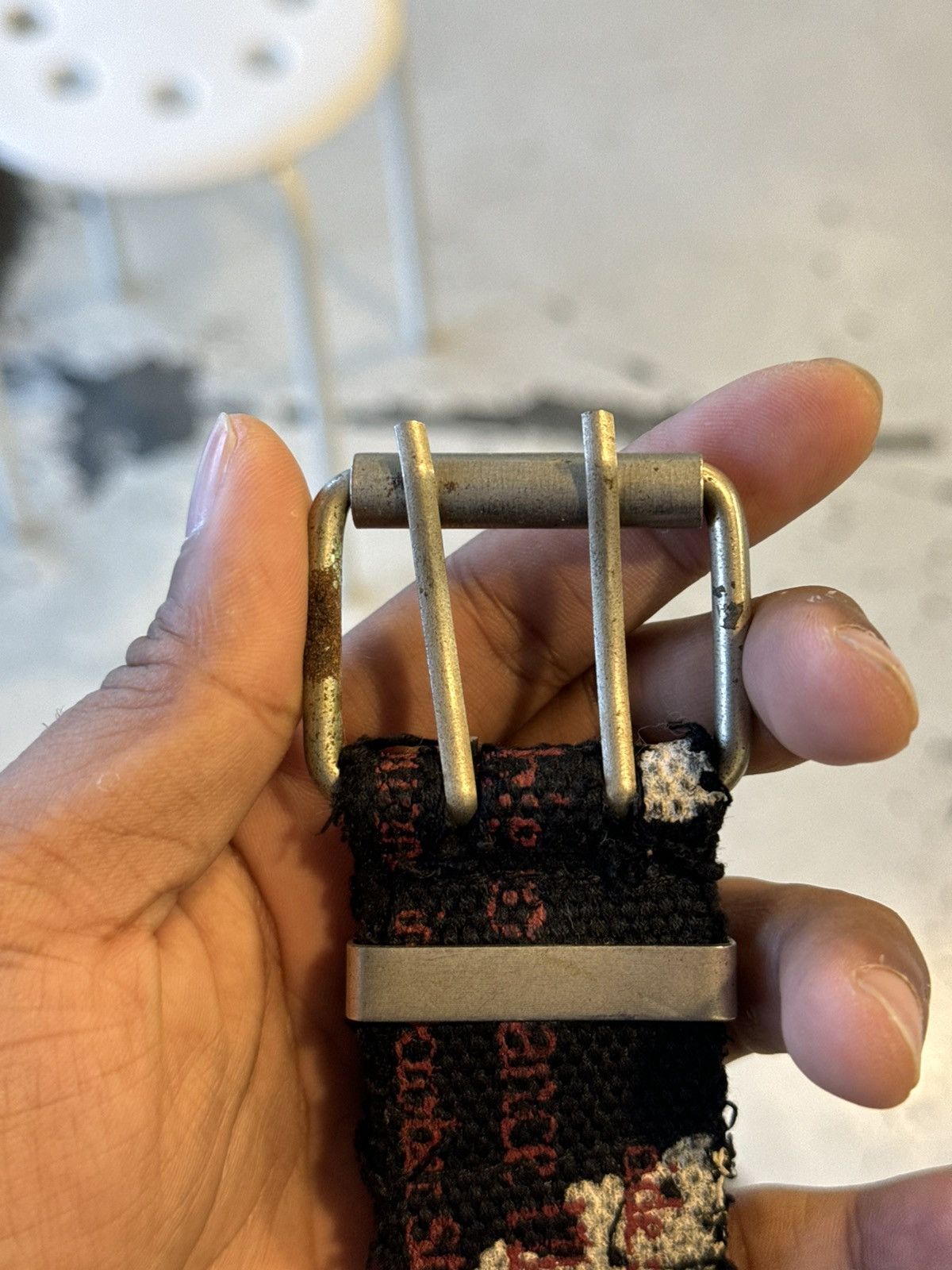 Japanese Brand × Vintage Vintage Skulls Punk Riot Poem Belt Size 44 - 4 Thumbnail