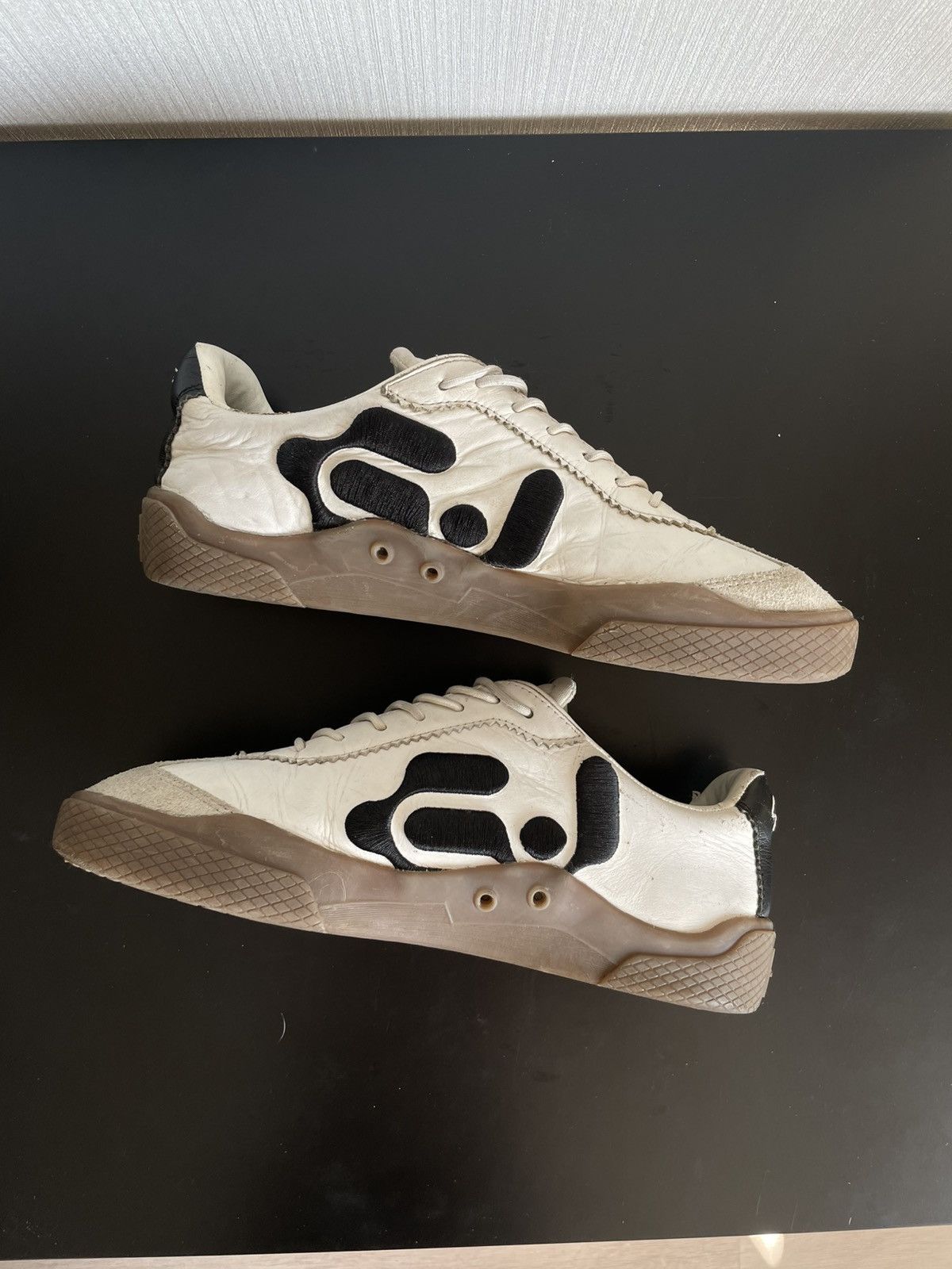 Eytys Eytys Santos Skate Shoes Sneakers Leather White Y2k Size US 10.5 / EU 43-44 - 13 Thumbnail