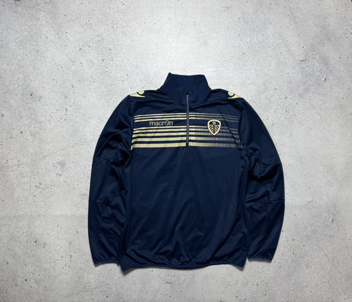 Macron Macron FC Leeds United Football Track Jacket Sweatshirt Size US XL / EU 56 / 4 - 1 Thumbnail