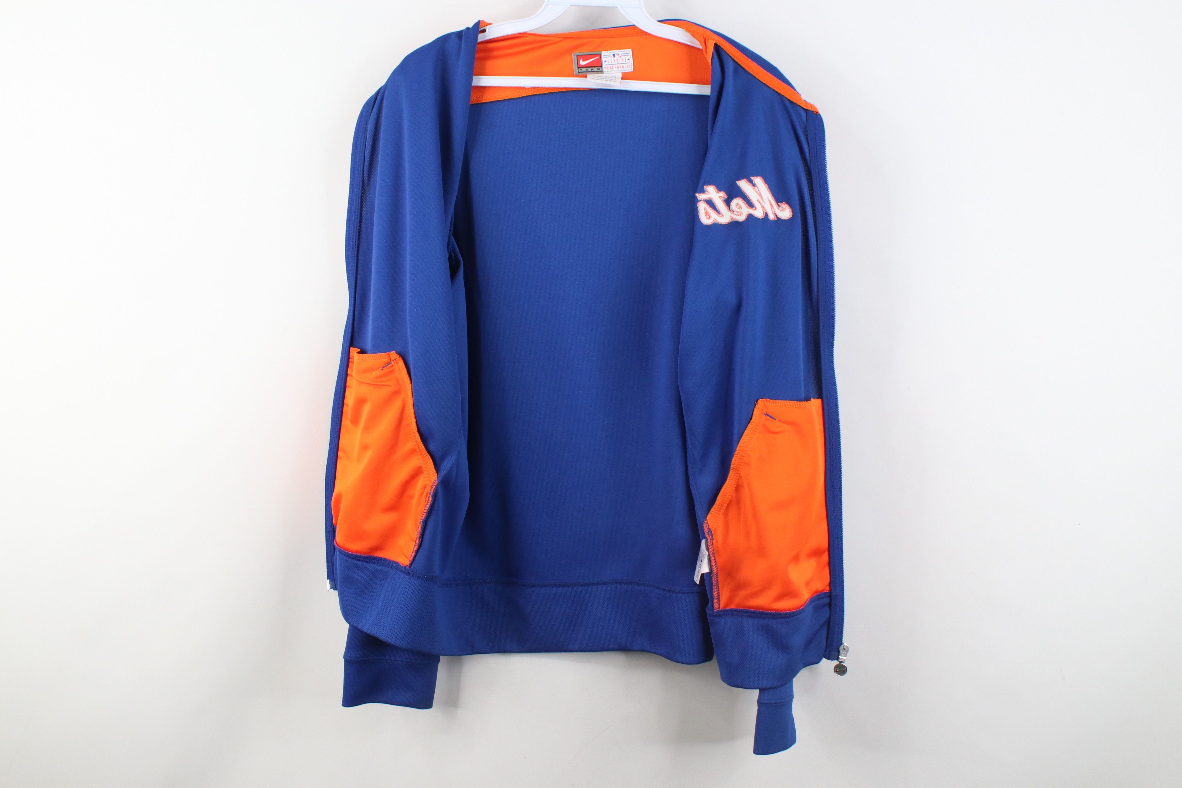 Nike Vintage Nike Scott Mini Swoosh New York Mets Baseball Jacket Size L / US 10 / IT 46 - 10 Thumbnail
