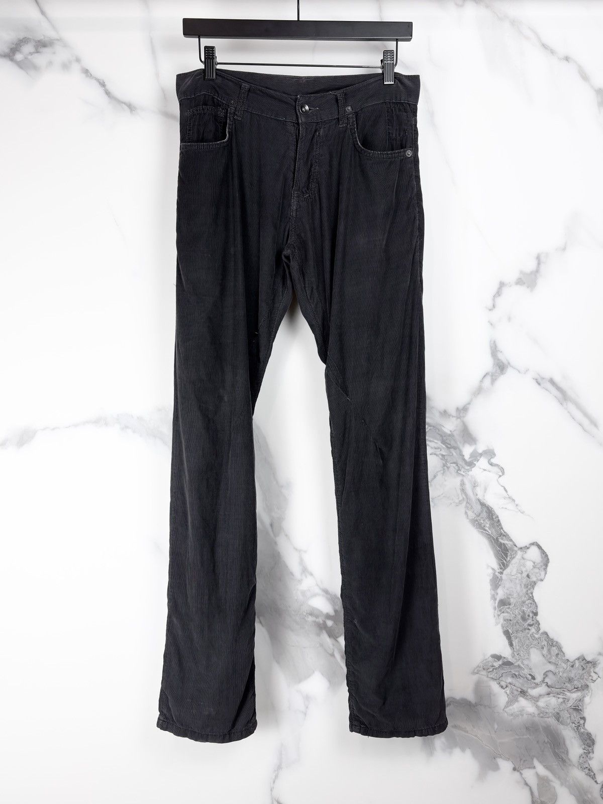 SS06 Rick Owens Tungsten Olmar Corduroy Detroit Denim Jeans