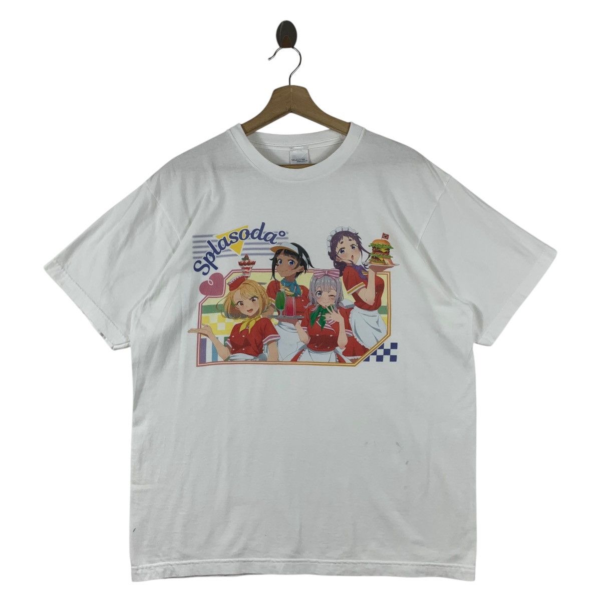 Anime × Japanese Brand SPLASODA Kujibikido SELECTION PROJECT Lottery Anime tee Size US XL / EU 56 / 4 - 1 Thumbnail