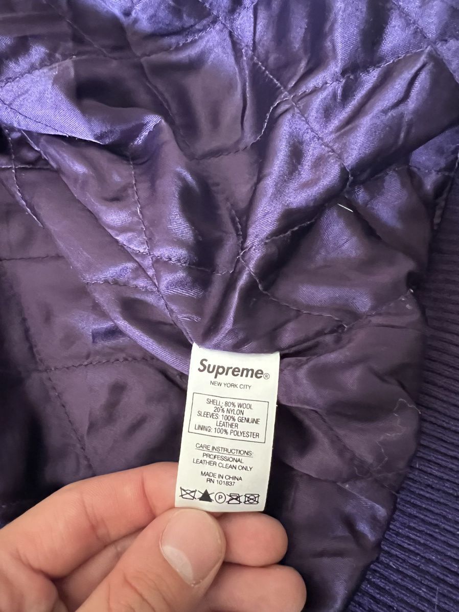 Supreme Supreme King hooded varsity jacket Size US M / EU 48-50 / 2 - 10 Thumbnail