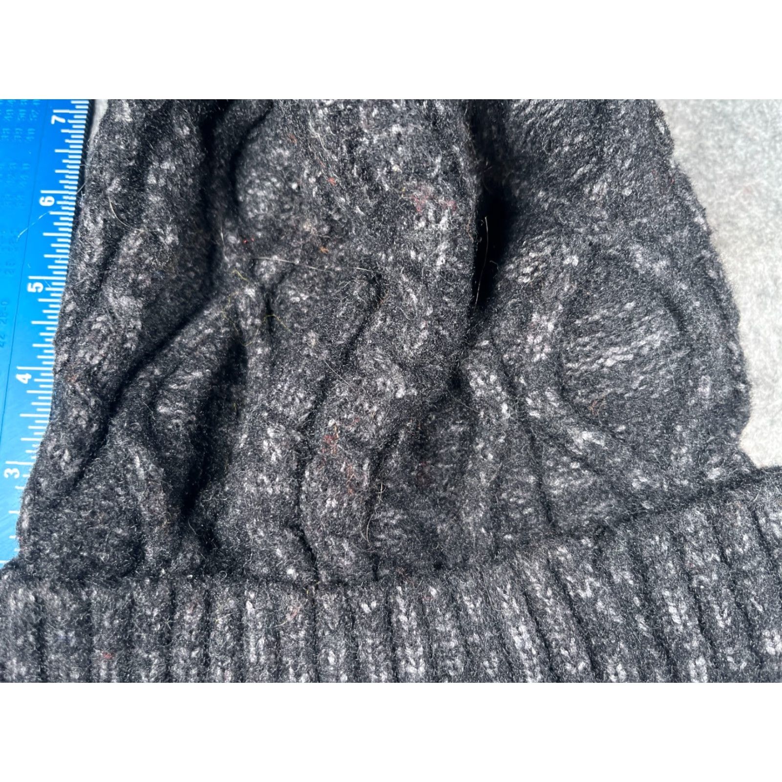 Walmart Walmart Beanie Hat Mens One Size Gray Knit Nylon Polyester Blend Ski Beanie Size ONE SIZE - 2 Thumbnail