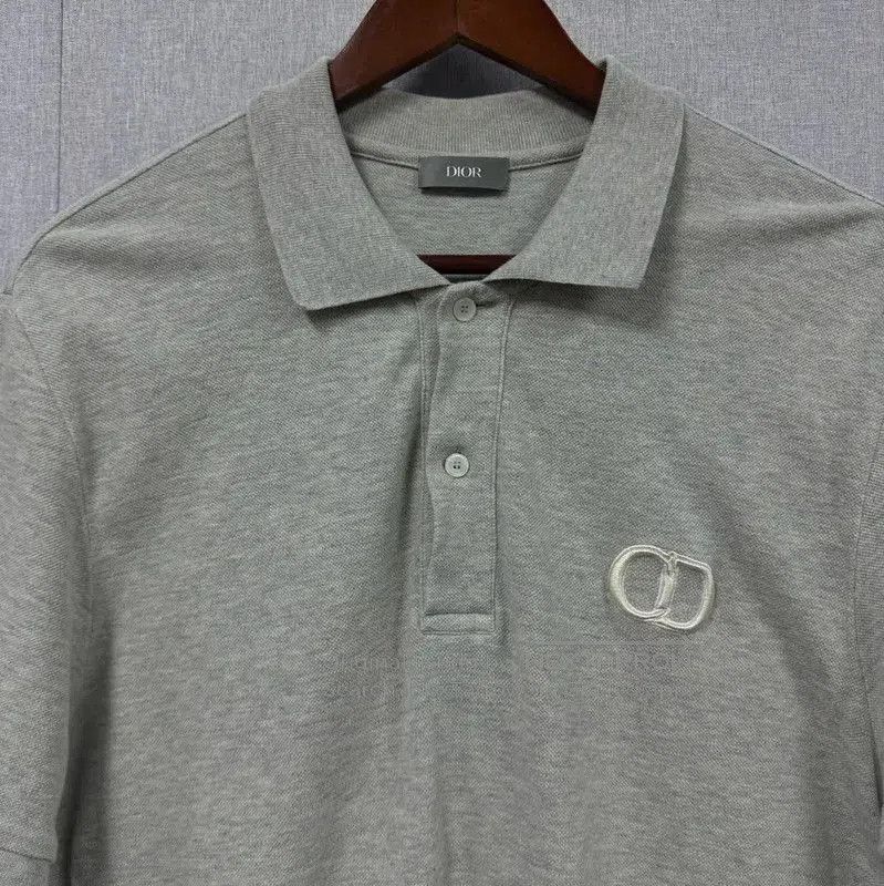 Dior Dior Gray Cotton Men's Polo Shirt . Size US XL / EU 56 / 4 - 3 Thumbnail