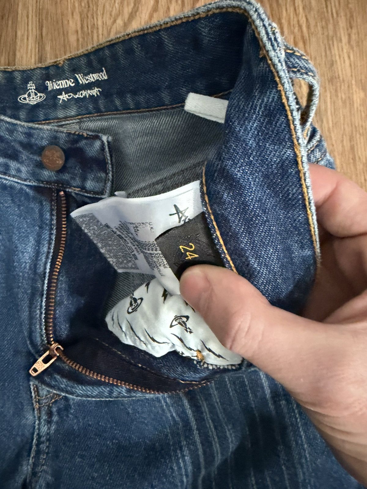 Vivienne Westwood Vivienne Westwood “Anglomania” Column Jeans Size 24" / US 00 / IT 34 - 4 Thumbnail