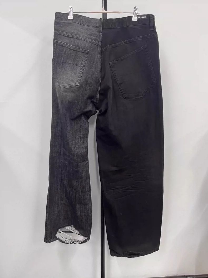Balenciaga Balenciaga size M Patchwork button side pocket jeans Size US 26 / EU 42 - 2 Thumbnail