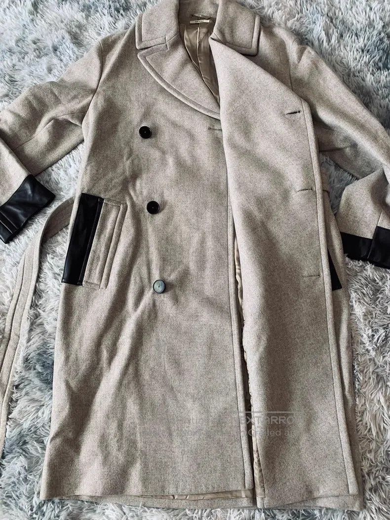 Hermes Hermes Show model pure cashmere wool blend leather trench Size US S / EU 44-46 / 1 - 3 Thumbnail