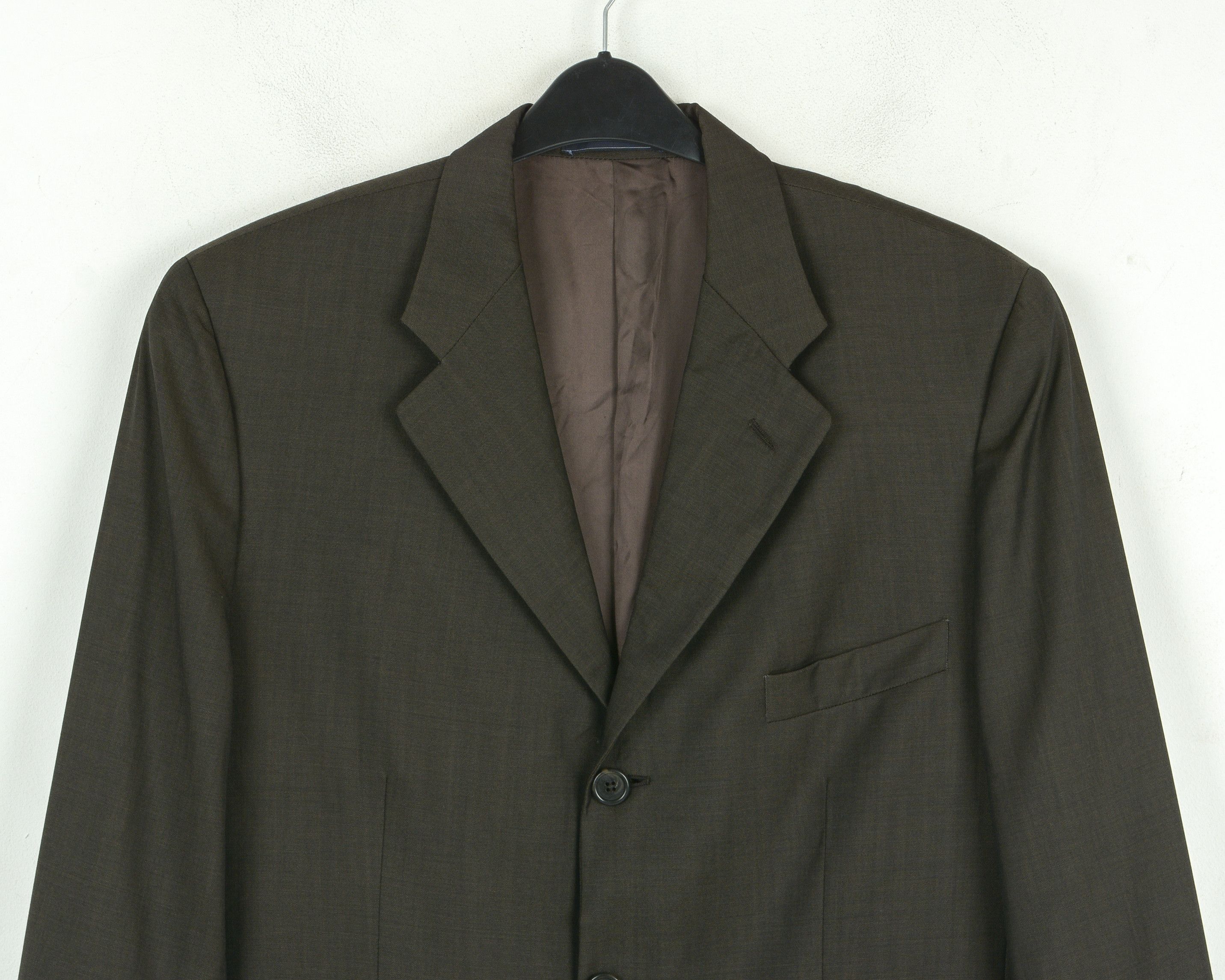 Corneliani Via Ardigo SUPER 100 Mens UK 42 US Blazer Wool L Jacket Coat Size 42R - 2 Thumbnail