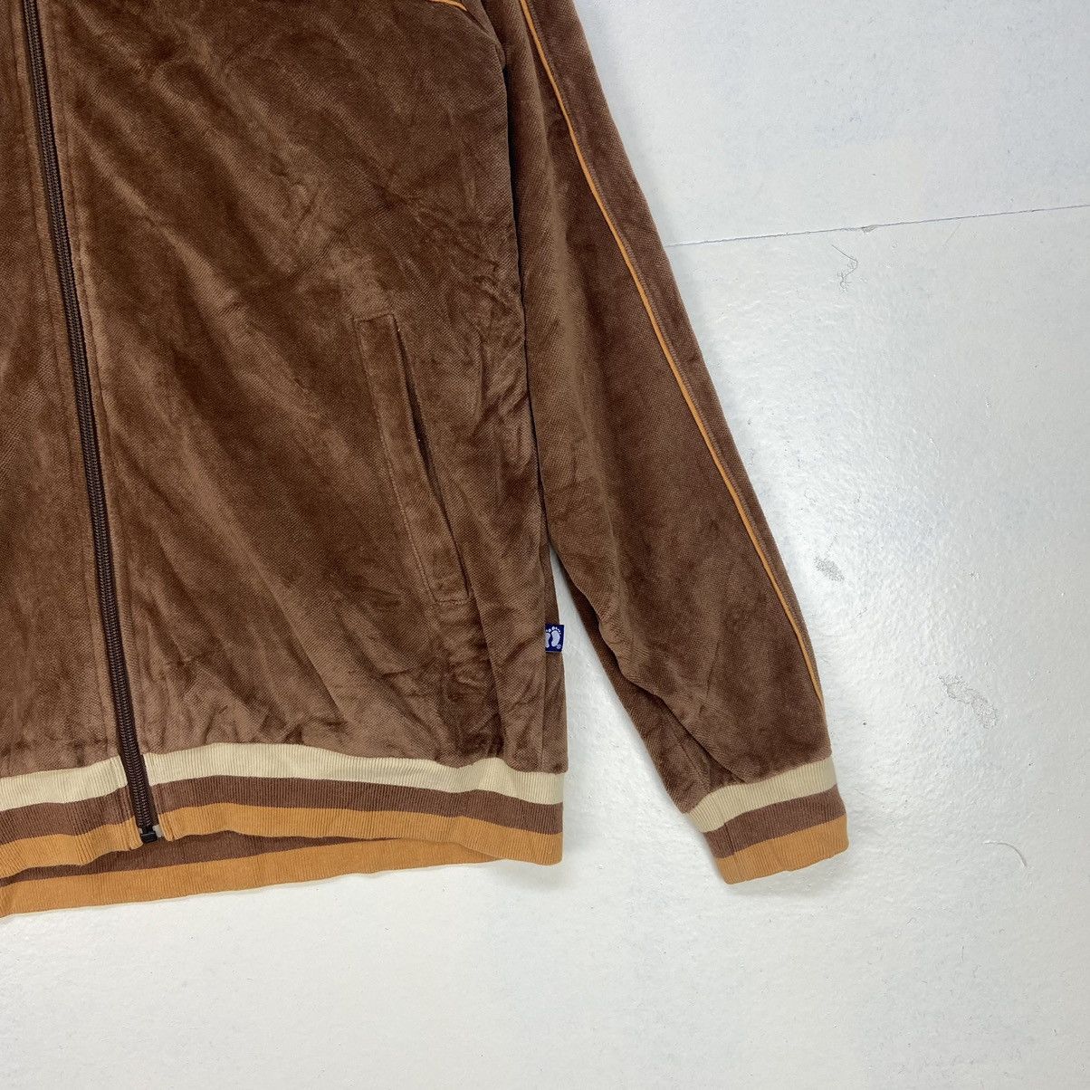 Hang Ten × Vintage Vintage Hang Ten Velvet Sweater Jacket Size US S / EU 44-46 / 1 - 5 Thumbnail