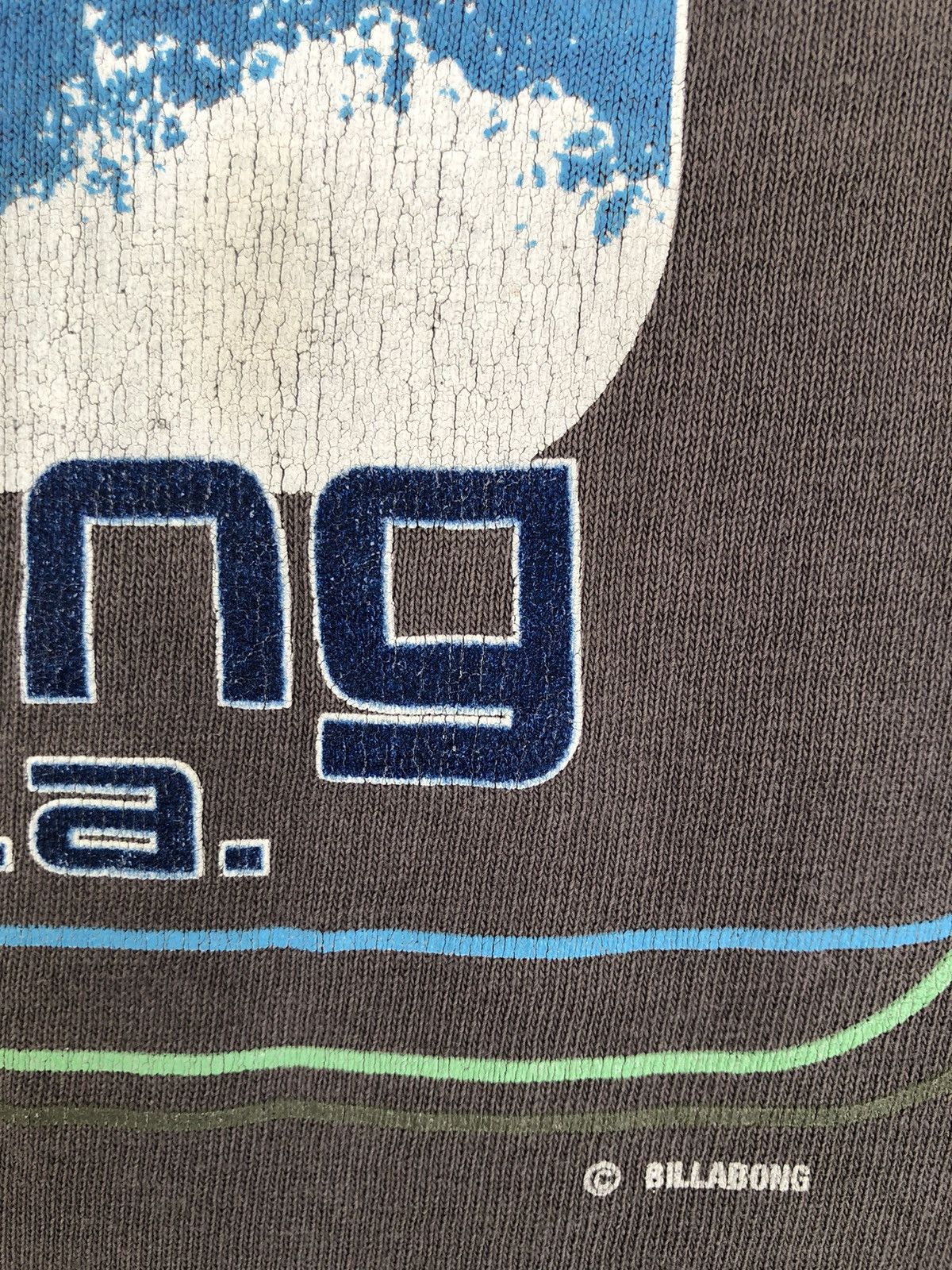 Billabong Vintage 90s Billabong Surfing Tee Size US L / EU 52-54 / 3 - 4 Thumbnail