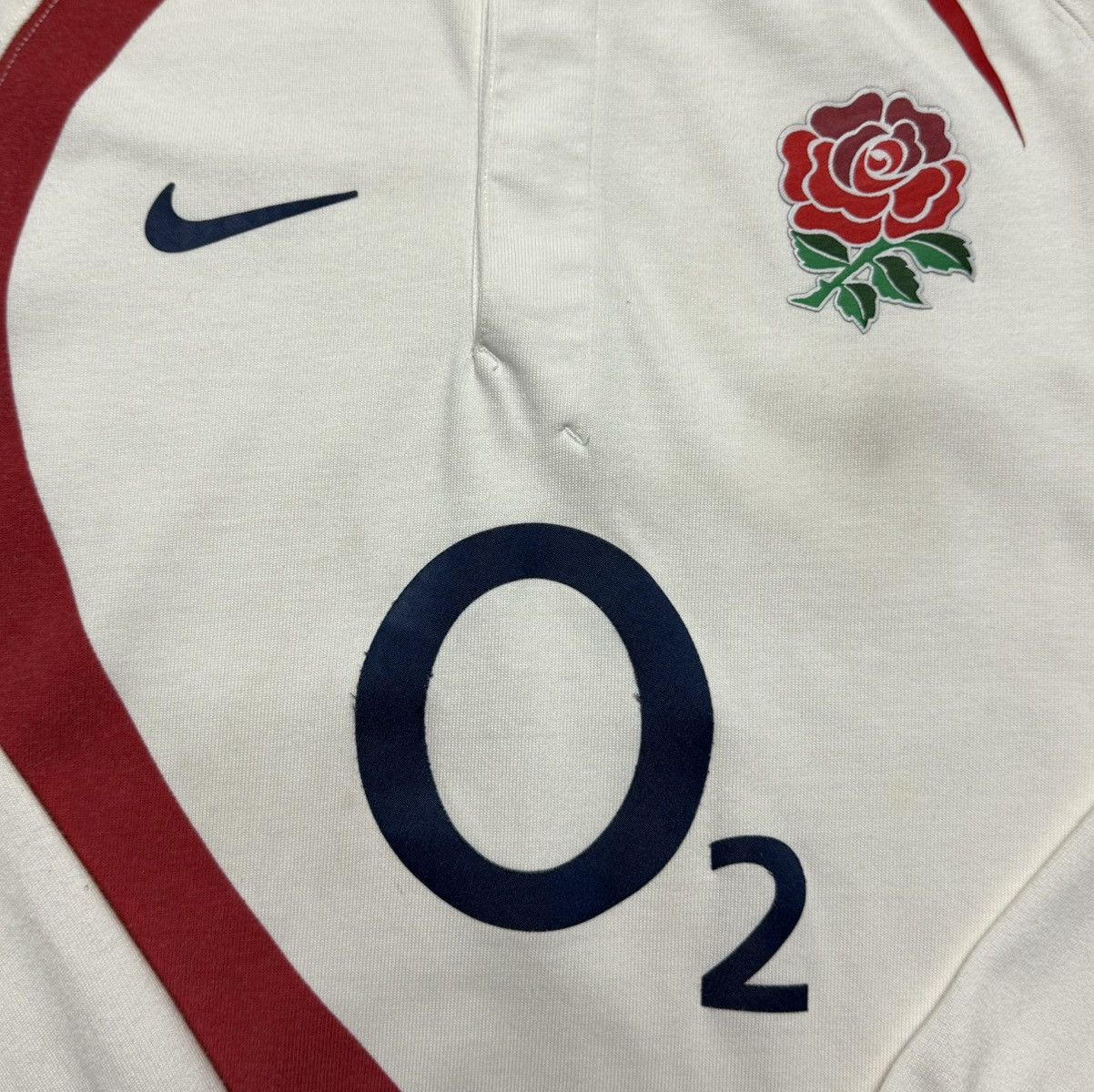 Nike England 2007 Home Rugby Shirt Jersey Long Sleeve Nike Size US M / EU 48-50 / 2 - 5 Thumbnail