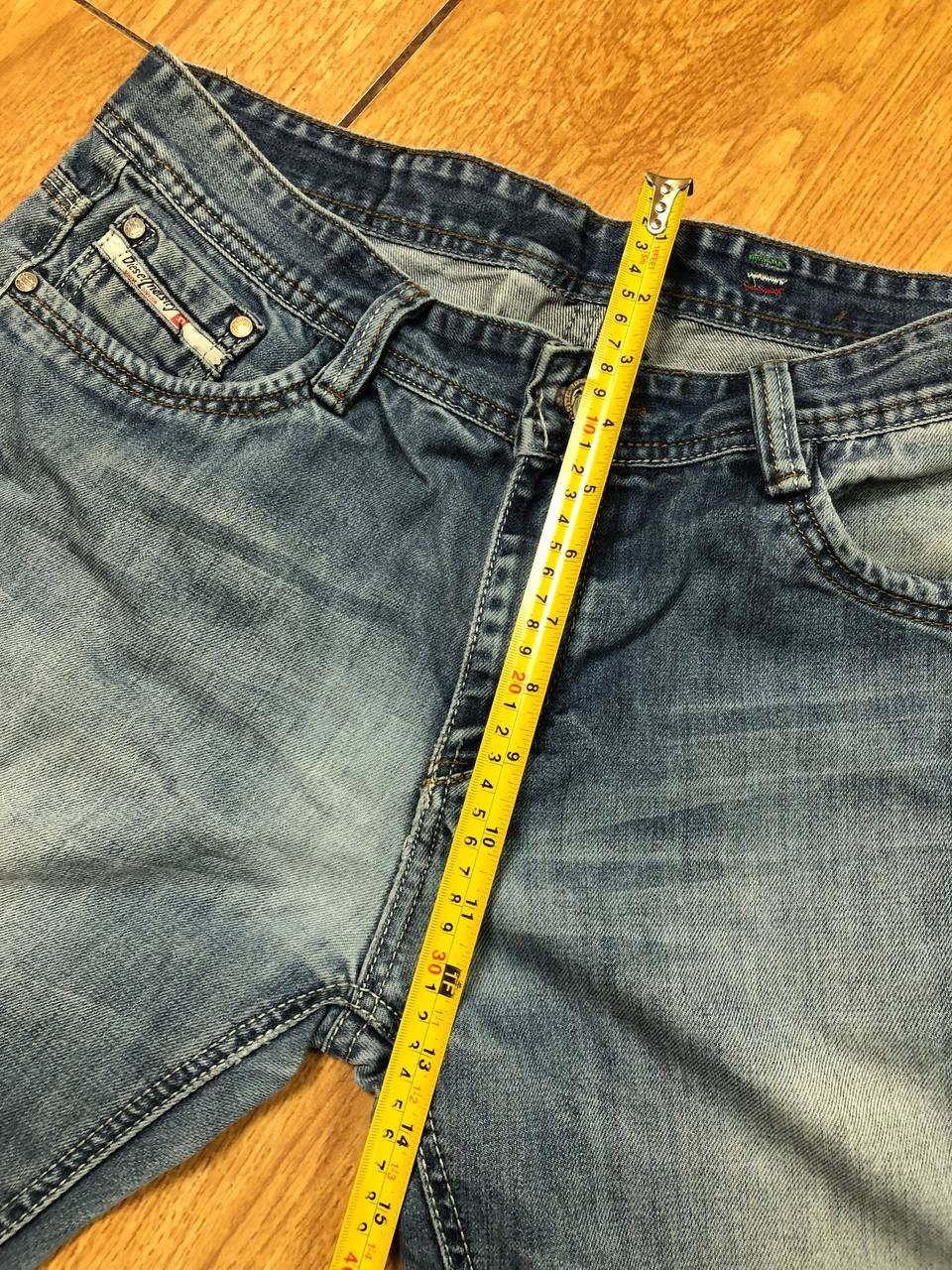 Diesel × Japanese Brand Crazy Crash Dirty Baggy Faded Jean Japan Avant Garde Style Size US 36 / EU 52 - 2 Thumbnail
