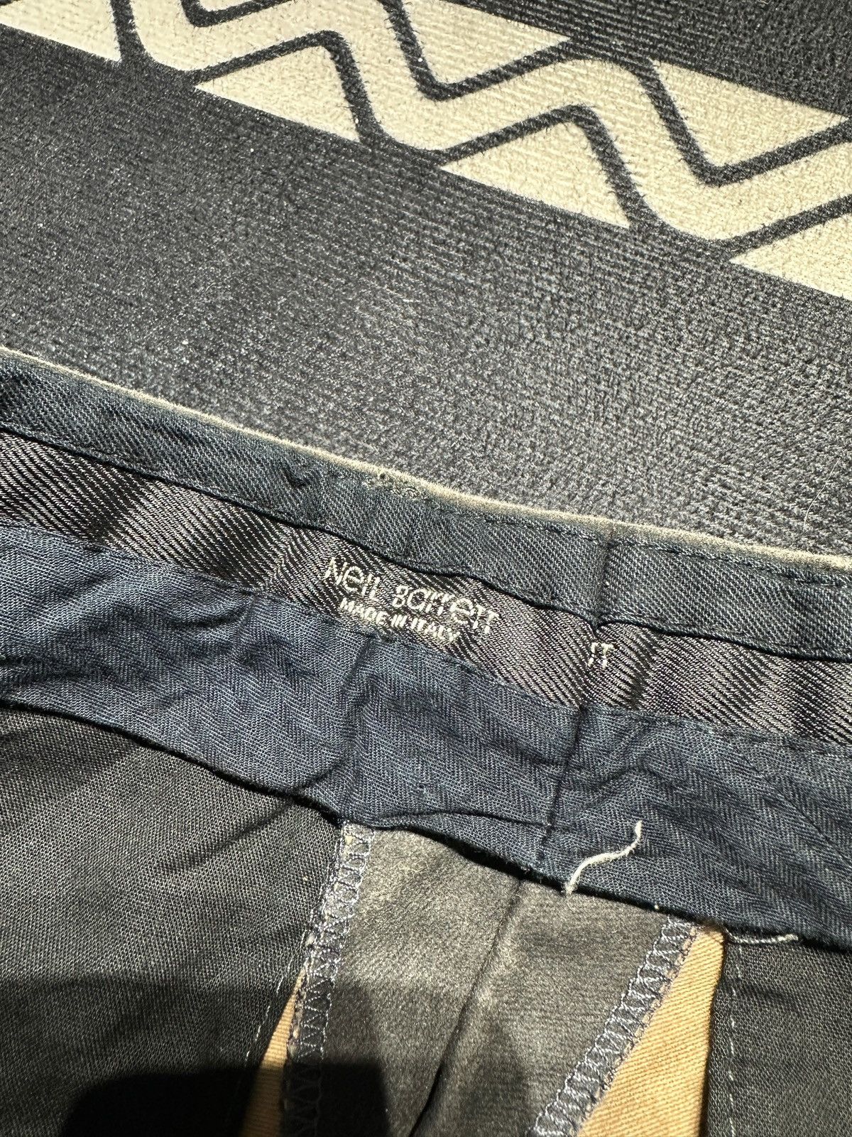 Neil Barrett Neil Barrett Flared Pant Hard Cotton Size US 33 - 5 Thumbnail
