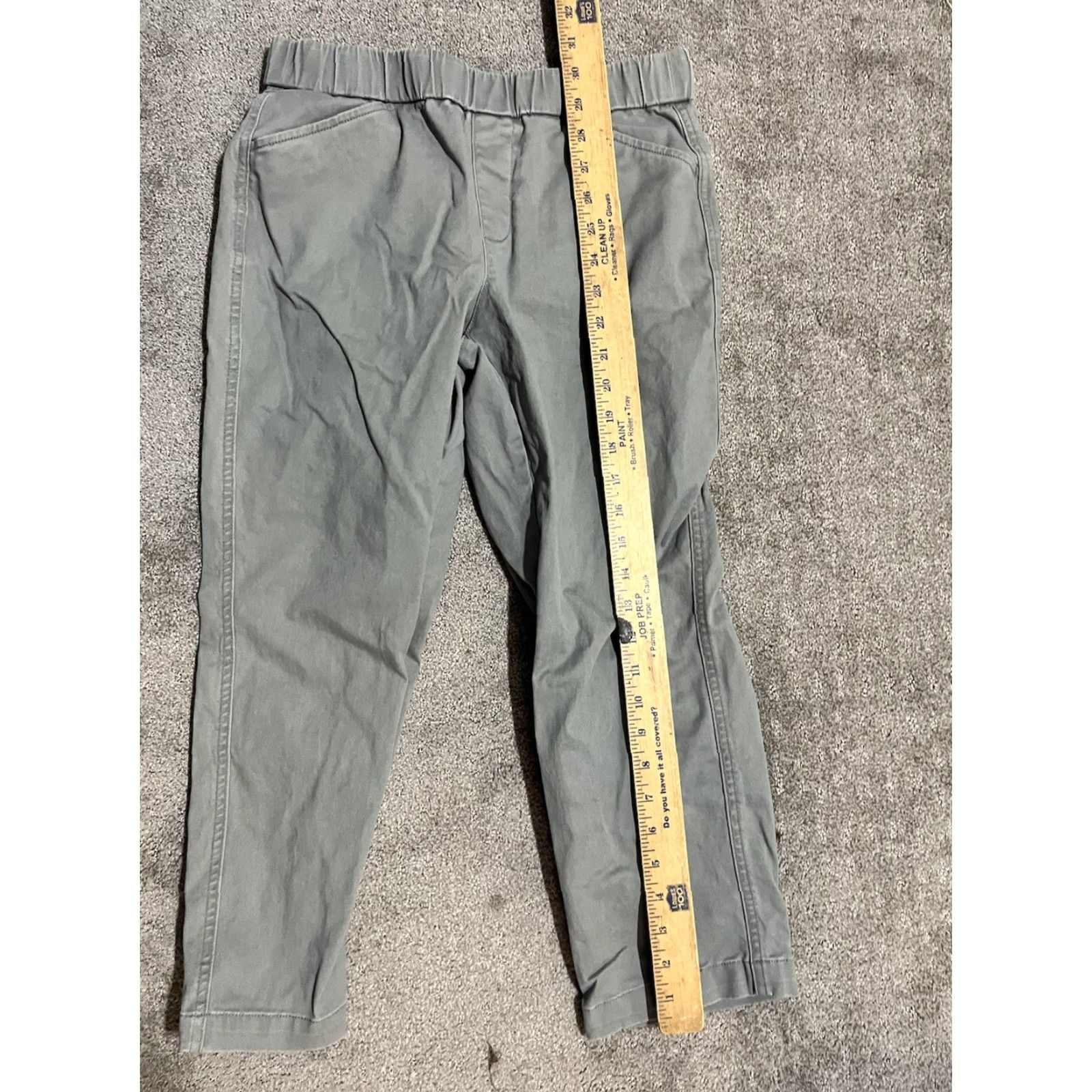 Lands' End Lands' End Women’s Sport Knit Capri Pants Gray 2P Petite Size 26" / US 2 / IT 38 - 6 Thumbnail