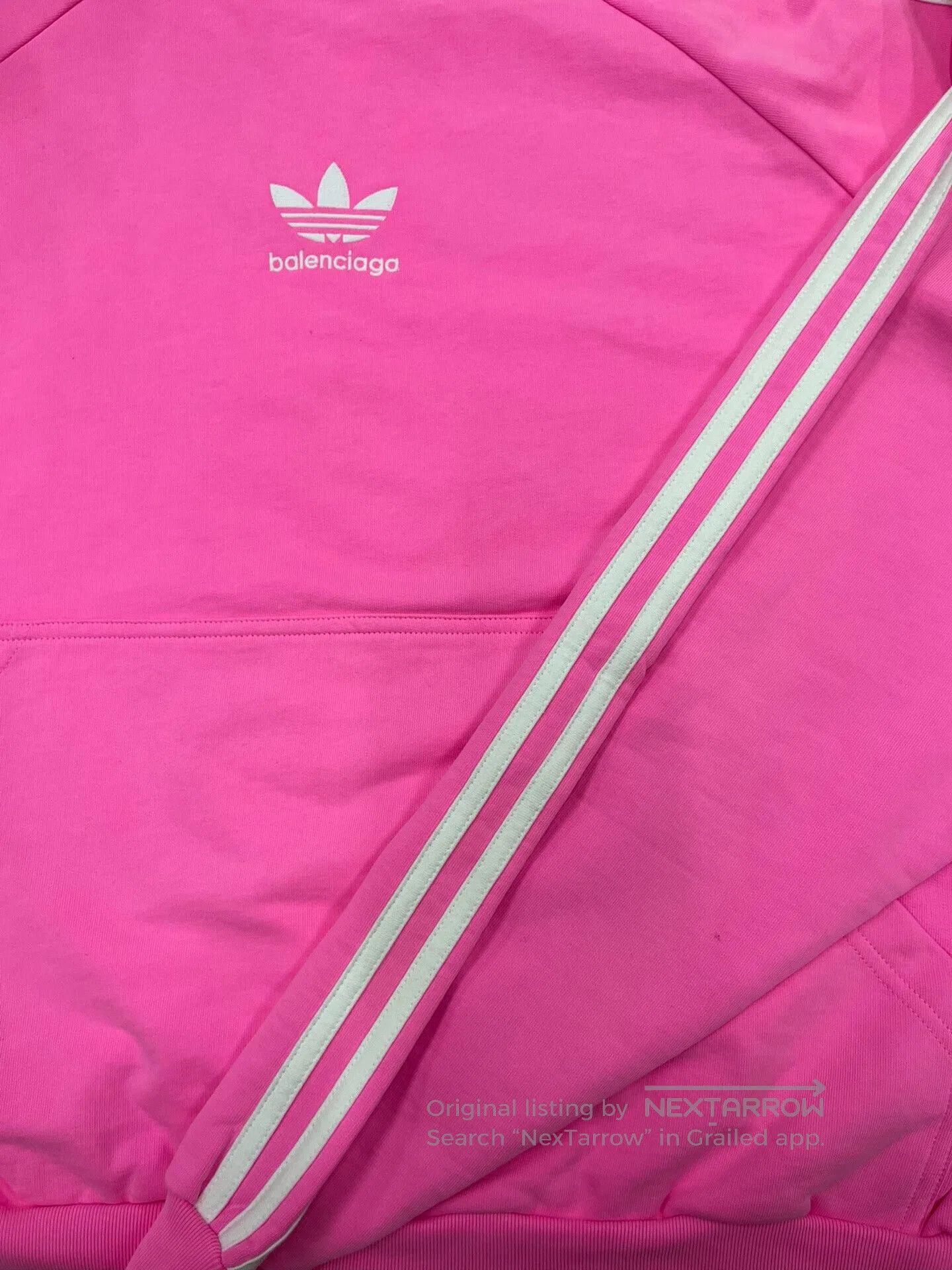 Balenciaga balenciaga x adidas pink oversized hoodie. Size US S / EU 44-46 / 1 - 3 Thumbnail