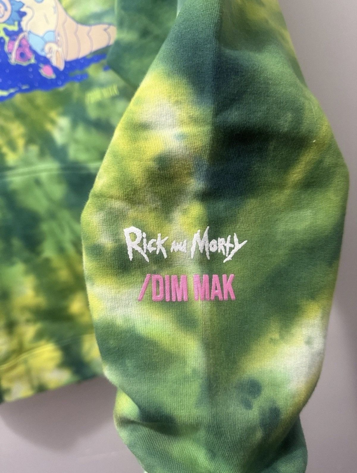 Other Rick and Morty x Dim Mak Green Tie Dye Hoodie XL Rare Collab Size US XL / EU 56 / 4 - 4 Thumbnail