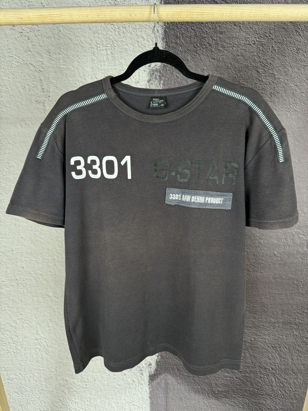 G-Star × Vintage G-Star Raw vintage 90s y2k faded tee shirt Size US L / EU 52-54 / 3 - 2 Thumbnail