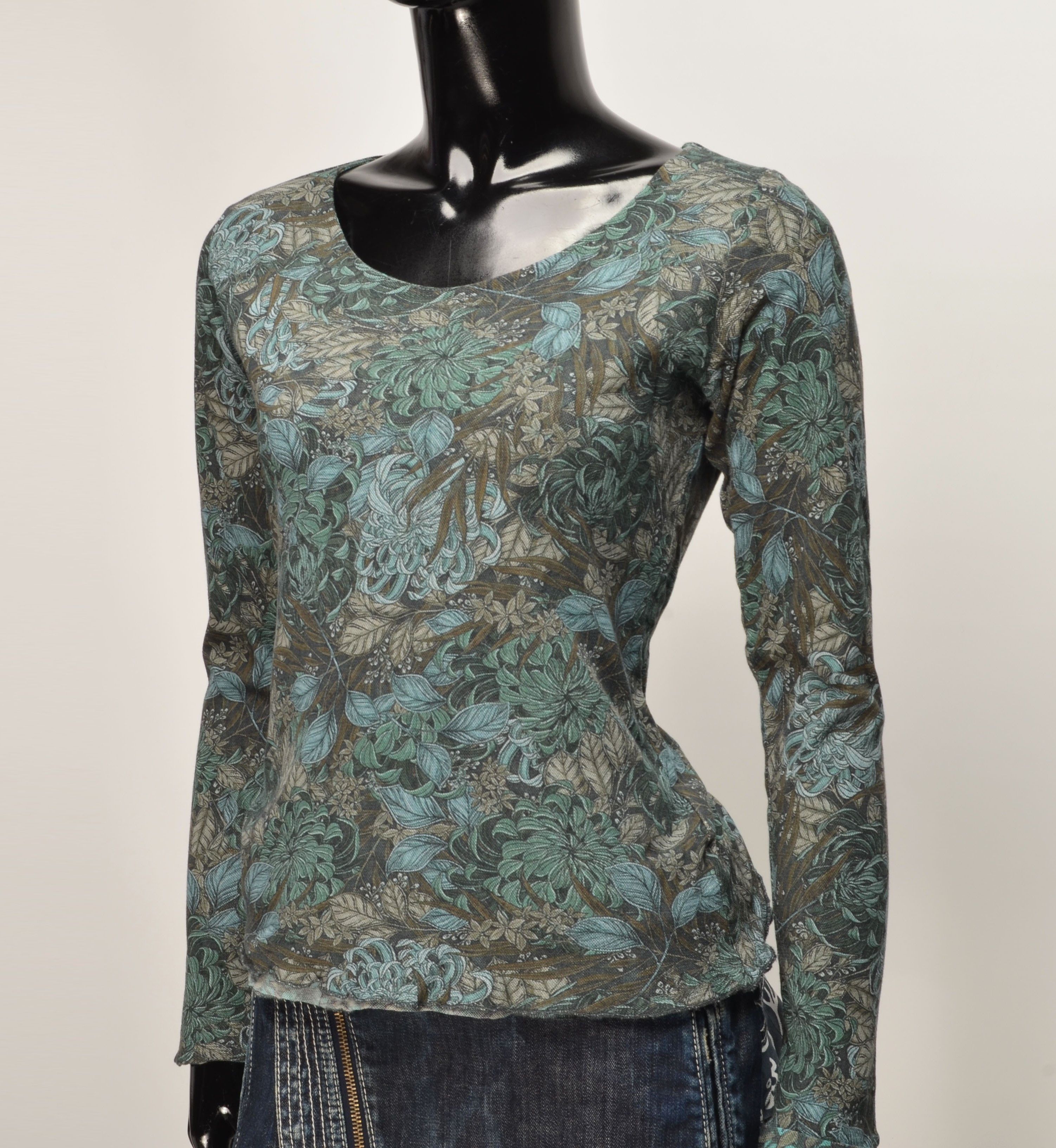 Vintage Vintage Nile Atelier Y2K Floral Fairycore Mesh Blouse Top Size S / US 4 / IT 40 - 2 Thumbnail
