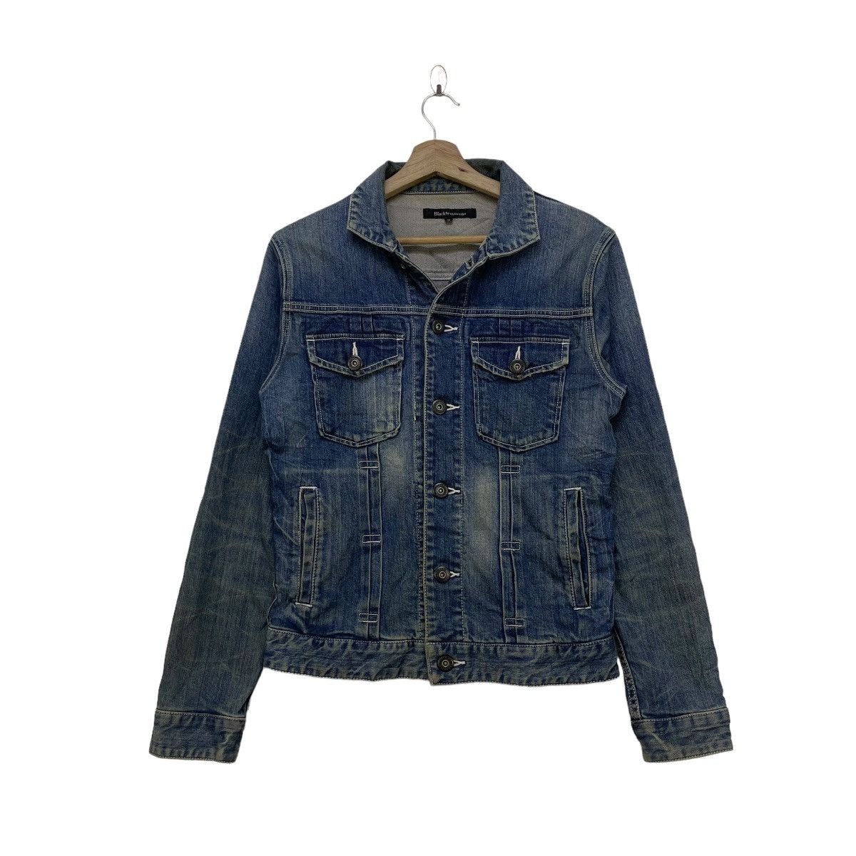vanquish japanese label denim jacket y2k