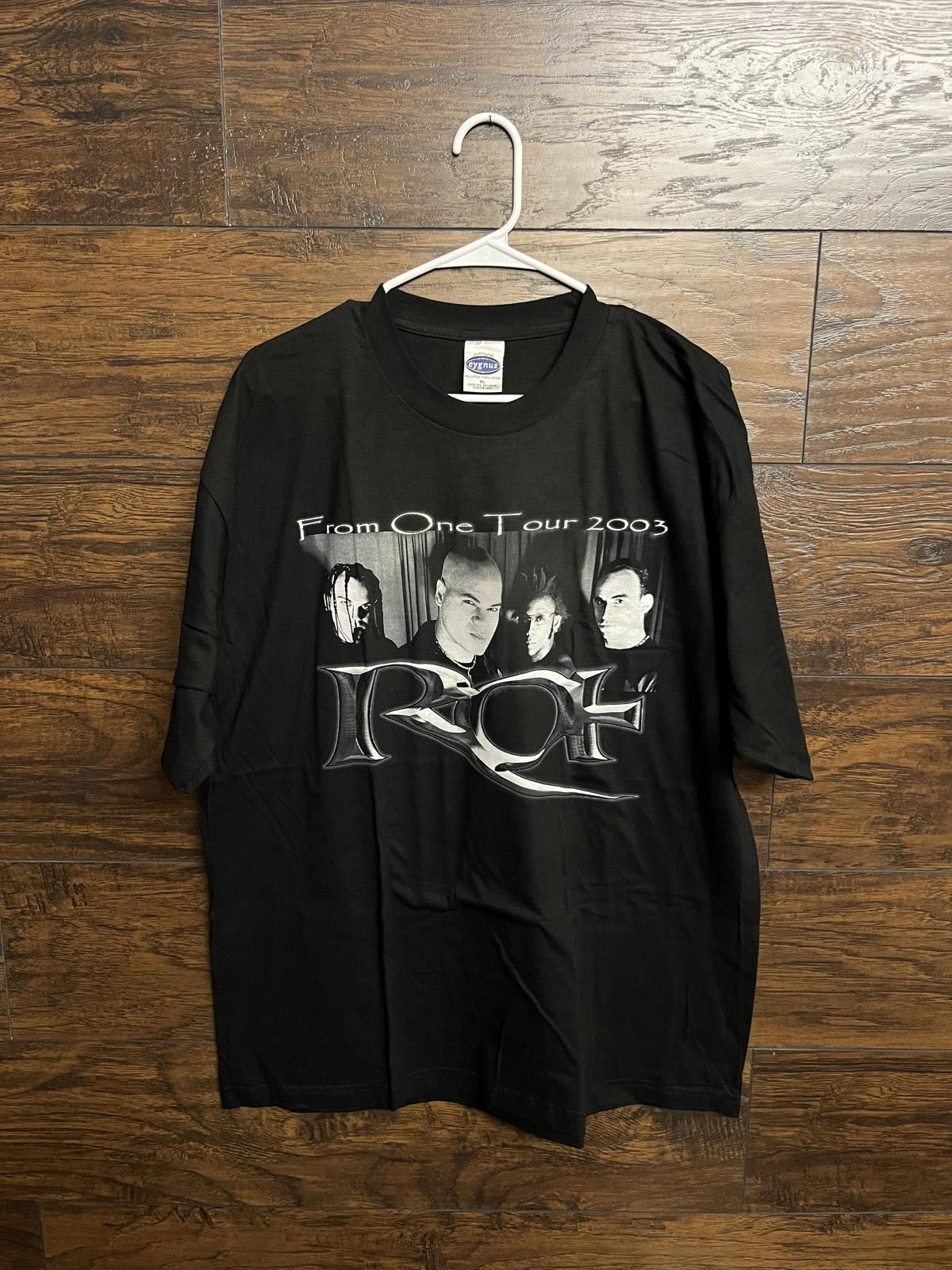 Designer VTG Ra Nu Metal Band Tee - Album From One Tour 2003 T-shirt Size US XL / EU 56 / 4 - 1 Thumbnail