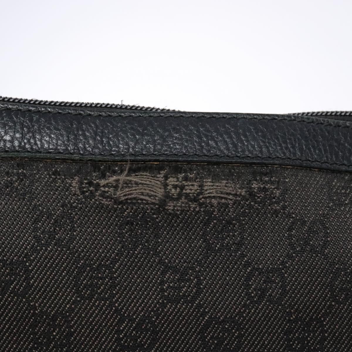 Gucci GUCCI GG Canvas Shoulder Bag Black Silver Size ONE SIZE - 14 Thumbnail