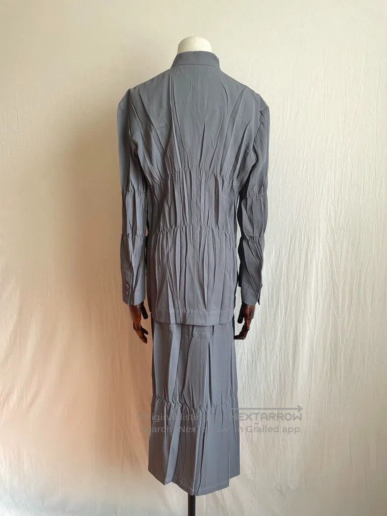 Issey Miyake Issey Miyake Mist Blue-gray Coat Size M / US 6-8 / IT 42-44 - 5 Thumbnail
