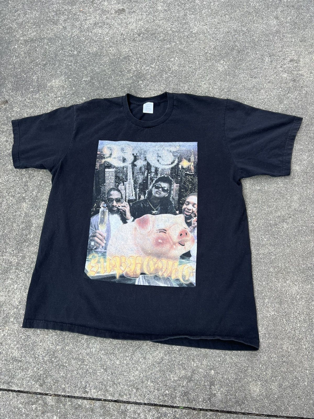 ミュージシャン Supreme Fuck Money Tee \"Heather Grey\" Buy Supreme Fuck Money Tee 'Heather Grey' - FW24T41 HEATHER