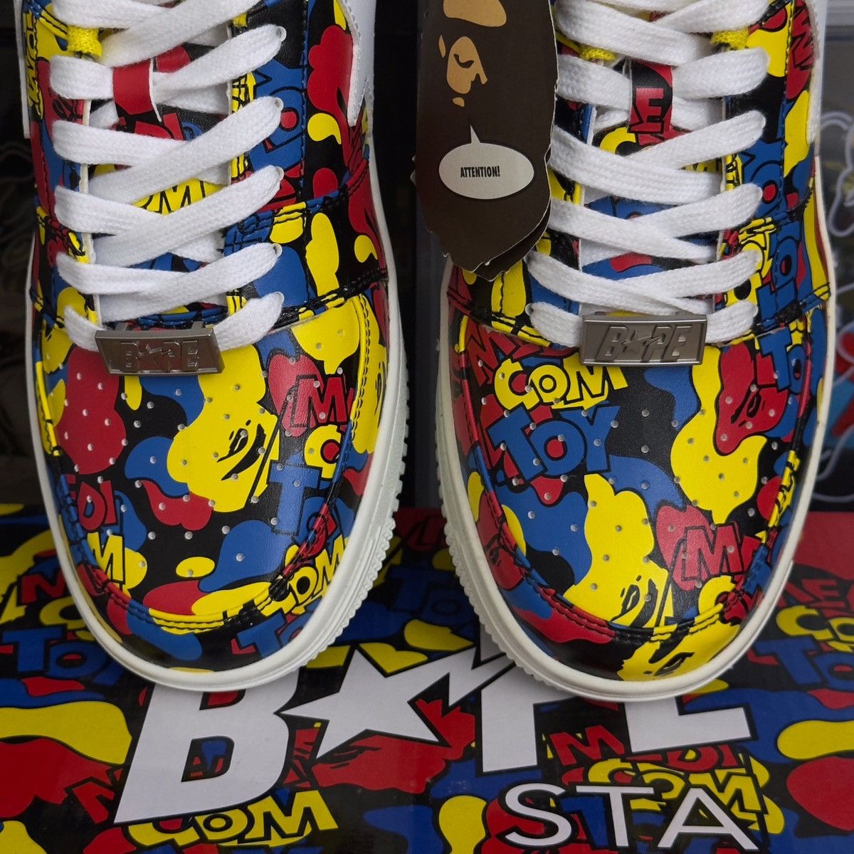 Bape A Bathing Ape Bapesta Medicom Toy All Over Camo 2020 Size US 9 / EU 42 - 8 Thumbnail