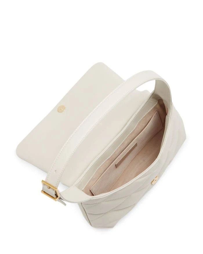 Saint Laurent Paris o1s1wg110924 Size: OS / Le 57 Hobo Bag Leather in Cream Size ONE SIZE - 4 Thumbnail