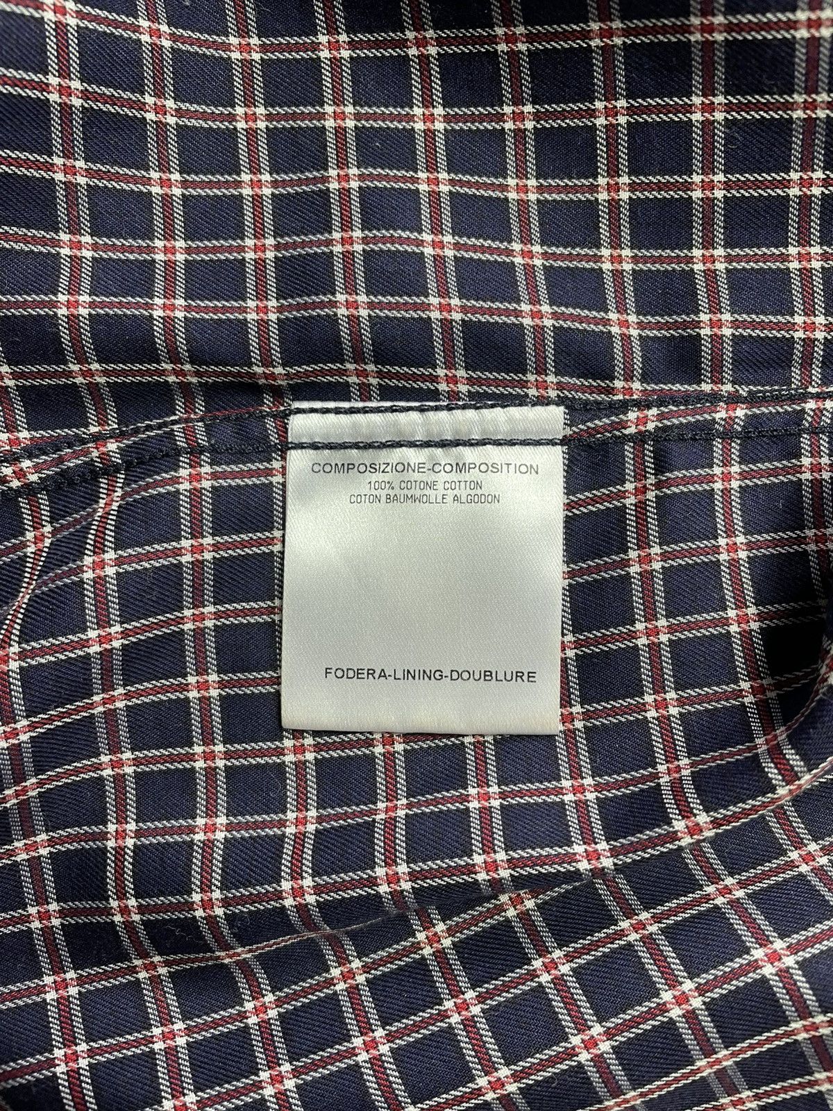 Gucci GUCCI 2011 Plaid Western Slim Fit Shirt Made In Italy Size S Size US S / EU 44-46 / 1 - 7 Thumbnail