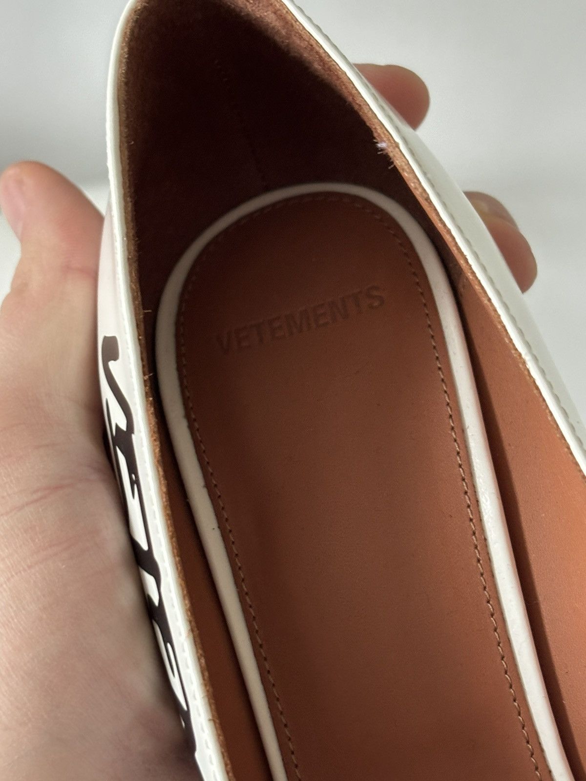 Vetements Vetements Logo leather heels Size US 9 / IT 39 - 9 Thumbnail