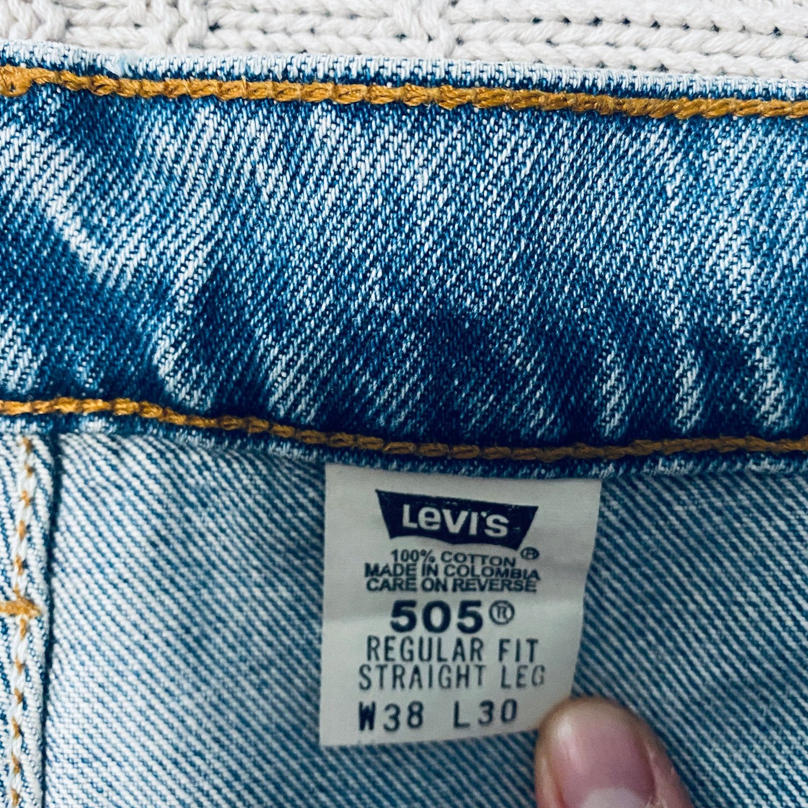 Levi's Levi 505 straight leg jeans Size US 38 / EU 54 - 8 Thumbnail