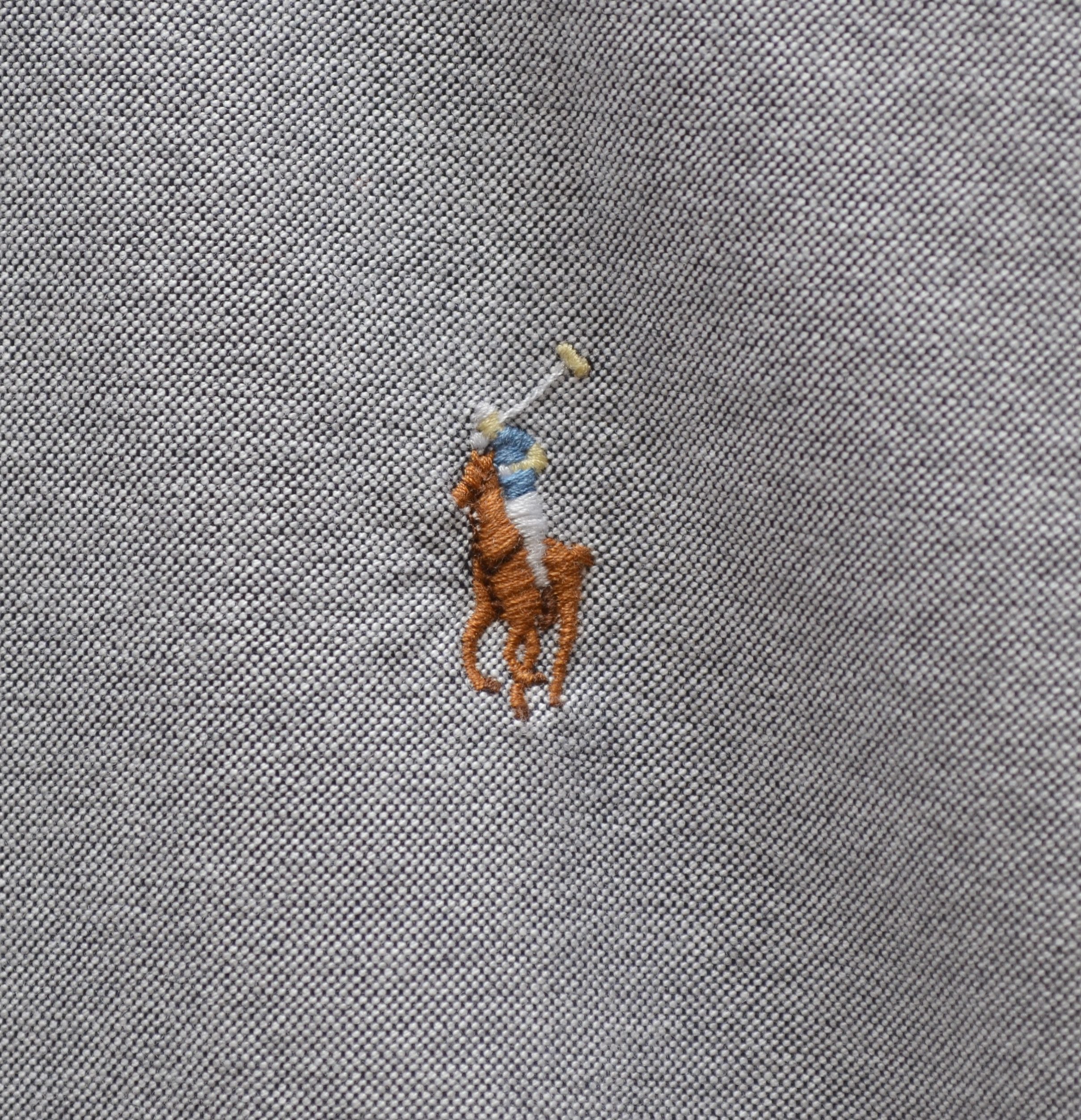 Polo Ralph Lauren Polo Ralph Lauren Classic Fit Grey Shirt Multicolor Pony Size US L / EU 52-54 / 3 - 4 Thumbnail