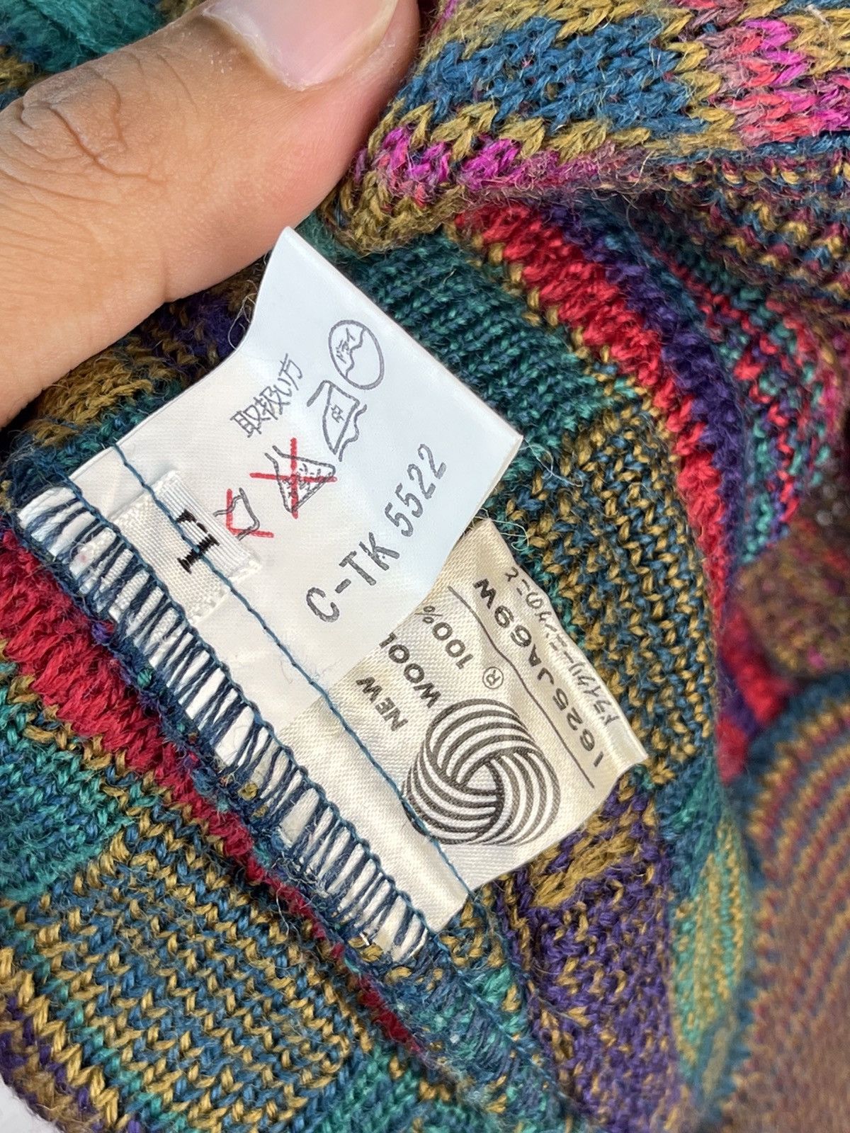 Aran Isles Knitwear × Coogi 90s Corsini Italia Coogi Style Knitwear Size US L / EU 52-54 / 3 - 15 Thumbnail