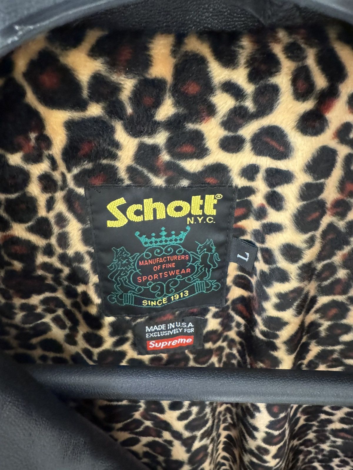 Schott × Supreme Supreme x Schott Leather Carcoat Size US L / EU 52-54 / 3 - 2 Thumbnail