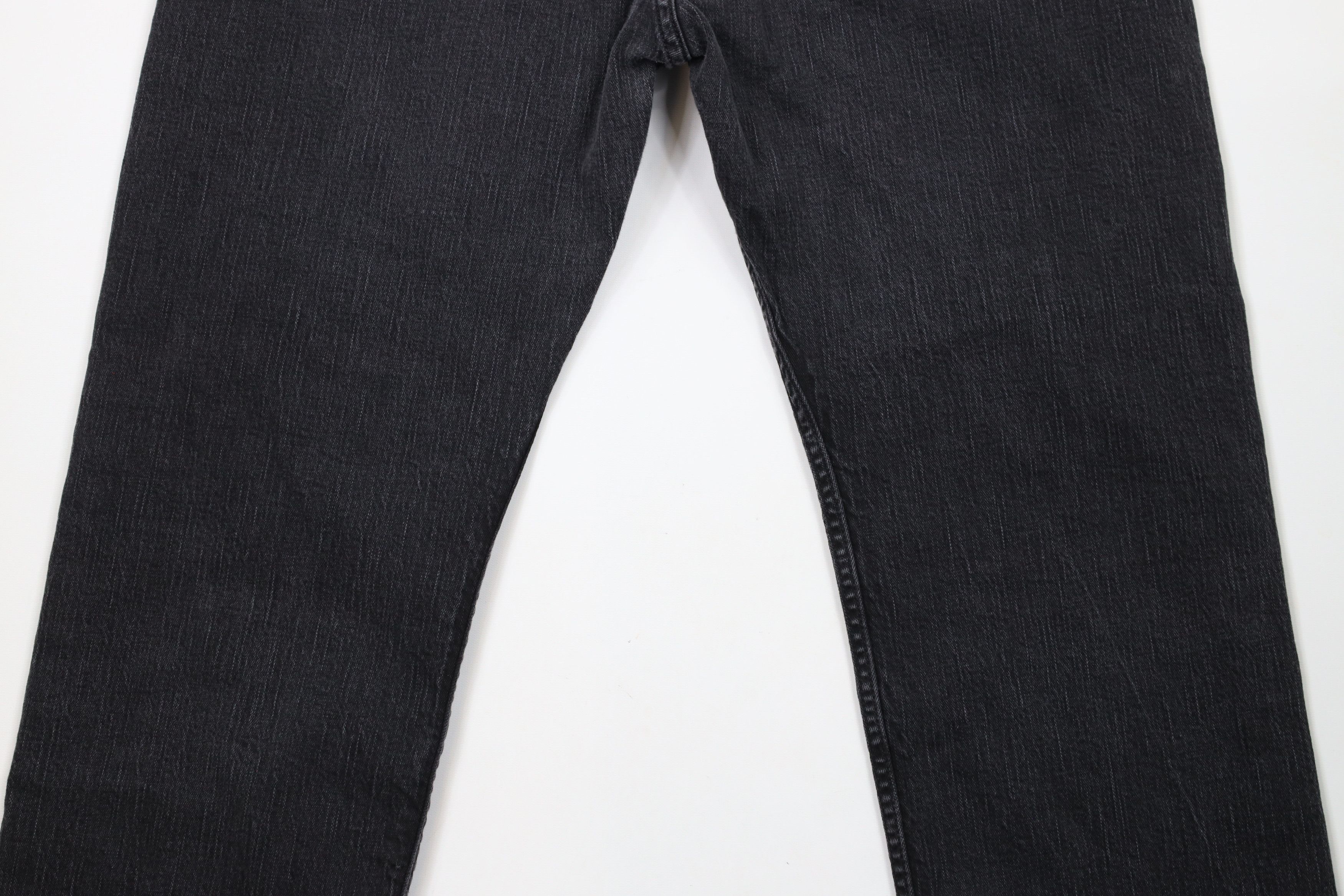 Levi's × Vintage Vintage Y2K Levis 569 Fit Straight Wide Leg Jeans Black Size US 44 / EU 60 - 10 Thumbnail
