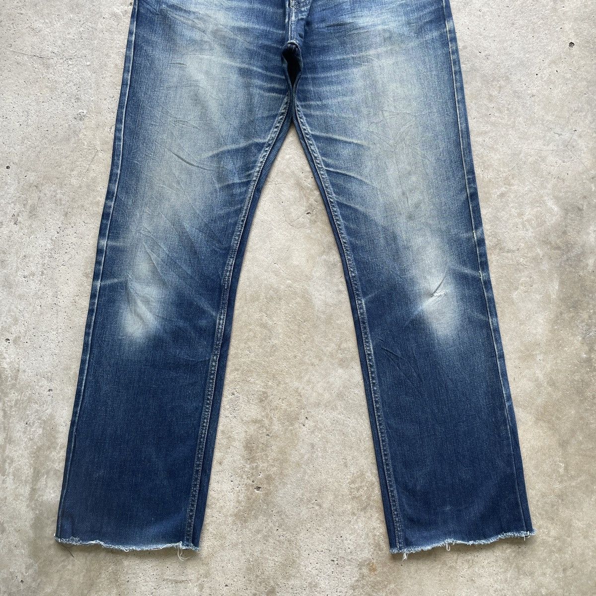 Faded Glory W33💥 BNW Motorrad Stonewash Jeans Faded Denim Pants Size US 33 - 4 Thumbnail