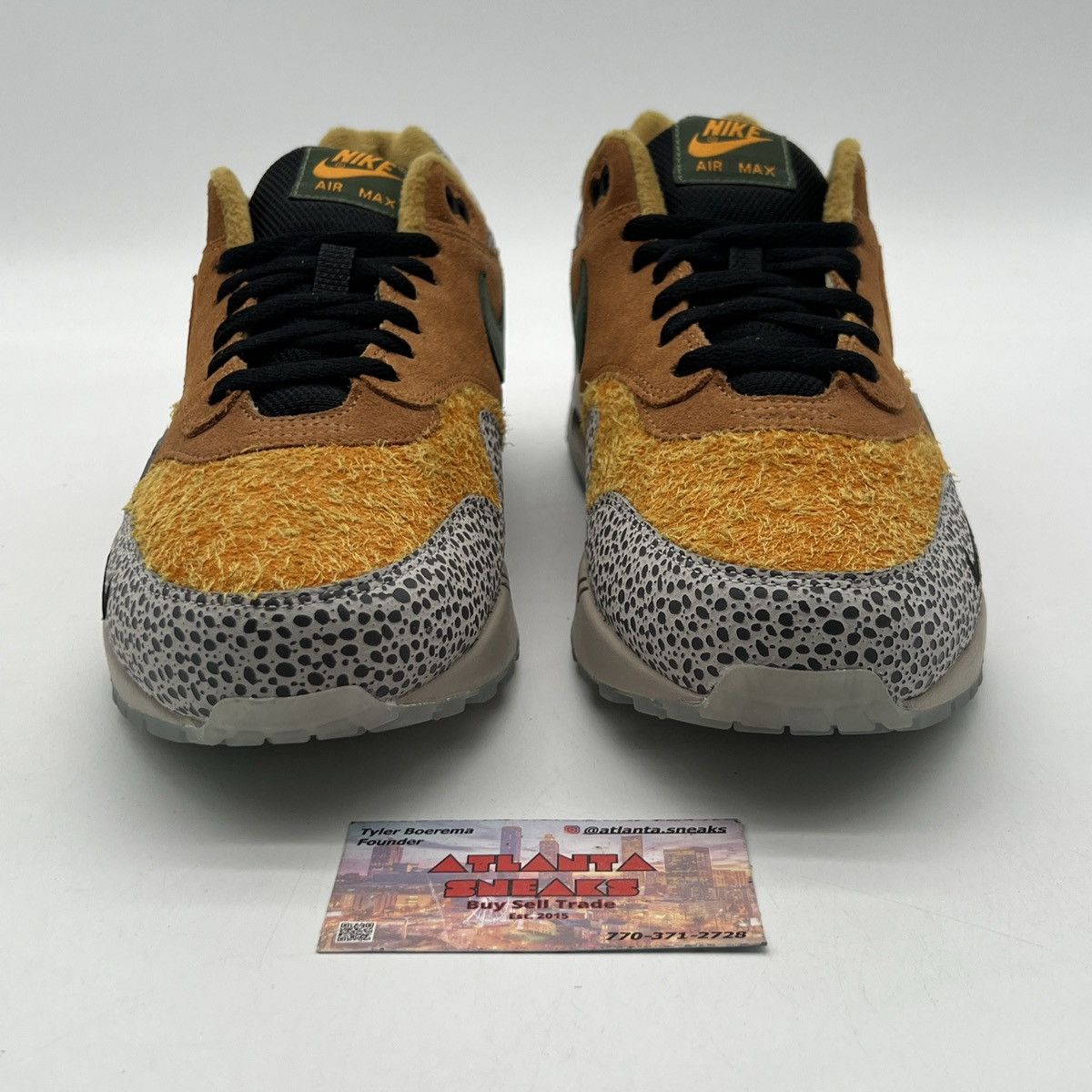 Nike Atmos X Air Max 1 safari Size US 12 / EU 45 - 2 Thumbnail