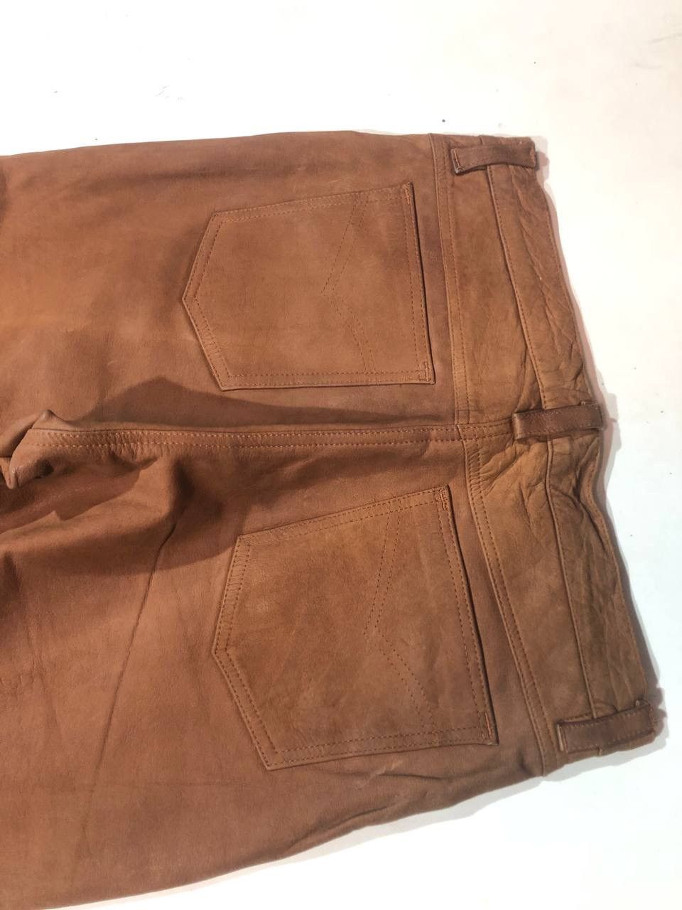 Leather × Vintage John Devin Clasics Racing Biker Leather Pants Vintage Size US 34 / EU 50 - 7 Thumbnail