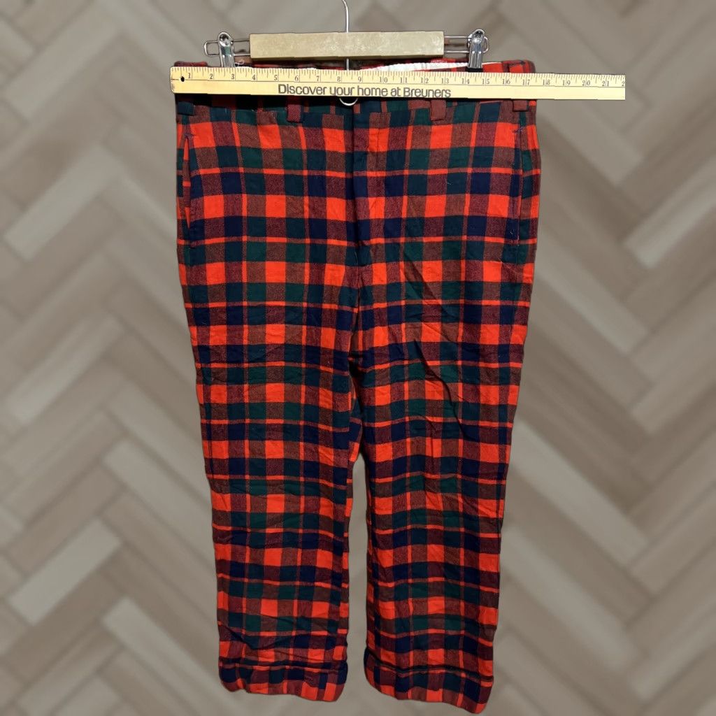 Vintage VINTAGE Carroll Reed Wool Plaid Pants Men 34 Regular Inseam 25.5 Zipper USA Made Talon T30 Size US 34 / EU 50 - 1 Thumbnail
