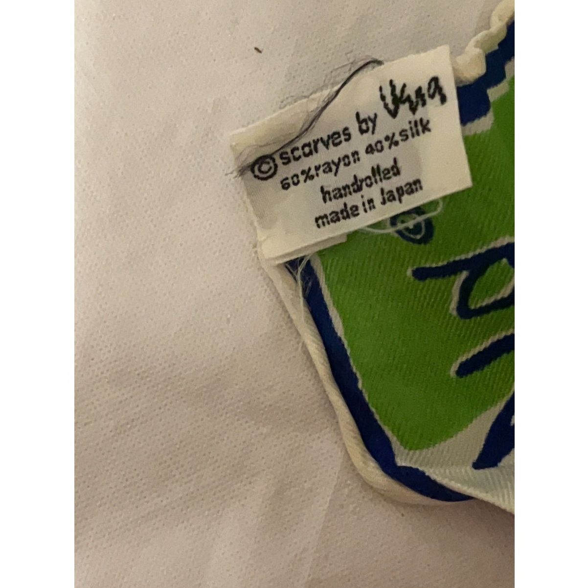 Other Vintage Vera Neumann Scarf Signed Hand Rolled Made in Japan Size ONE SIZE - 6 Thumbnail