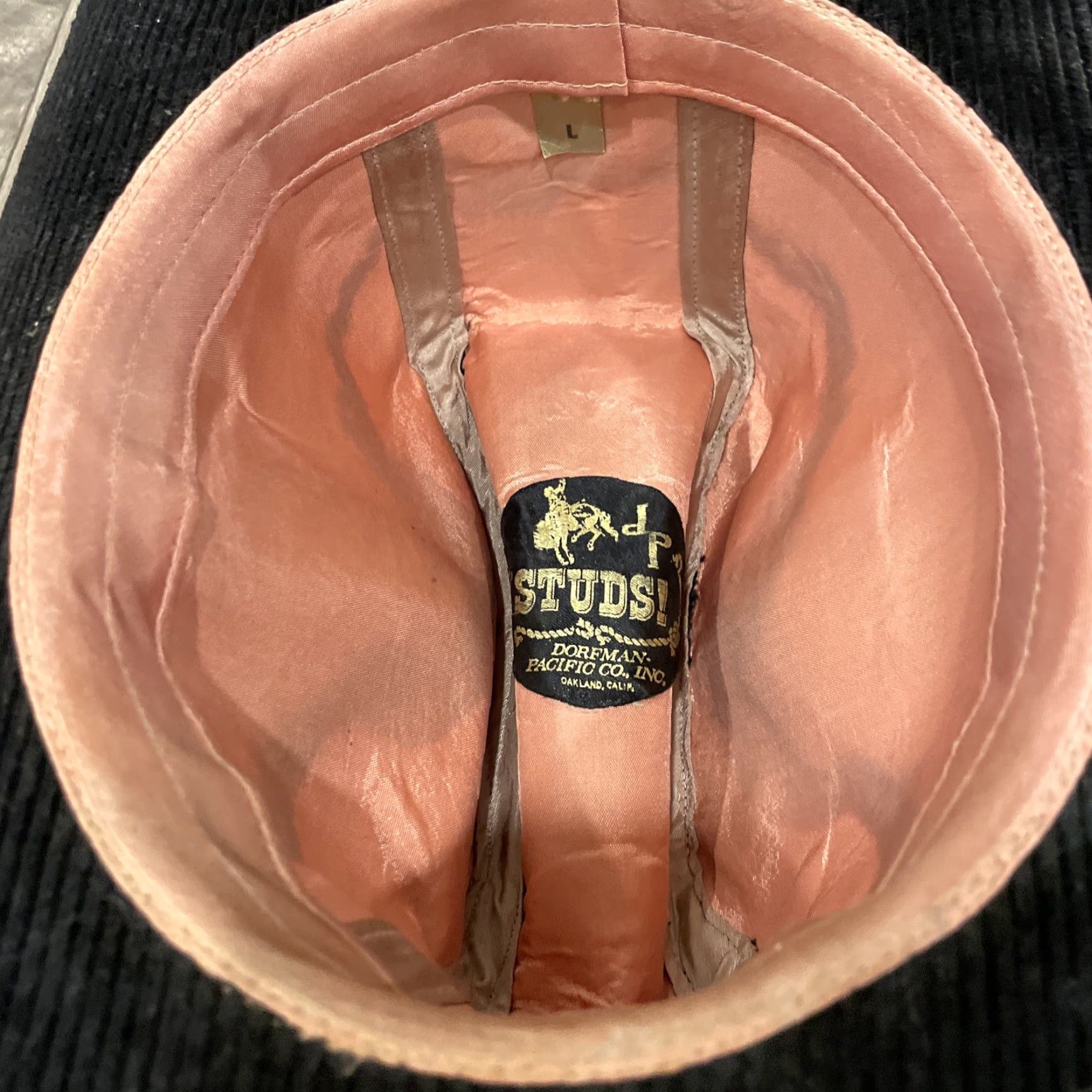 Vintage VINTAGE Dorfman Pacific Cowboy Hat Western Large Black Corduroy Wide Brim Mens Size ONE SIZE - 4 Thumbnail