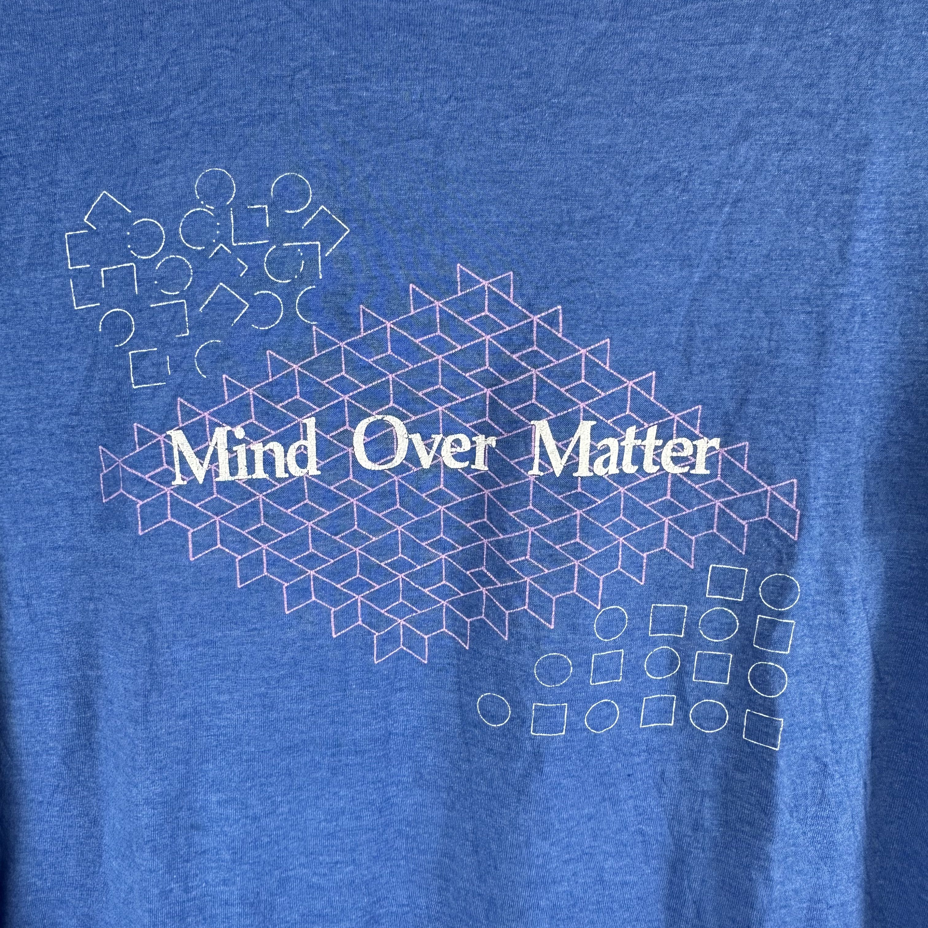Vintage 80s Mind Over Matter Mind Write Express Promo T-shirt Size US L / EU 52-54 / 3 - 2 Thumbnail