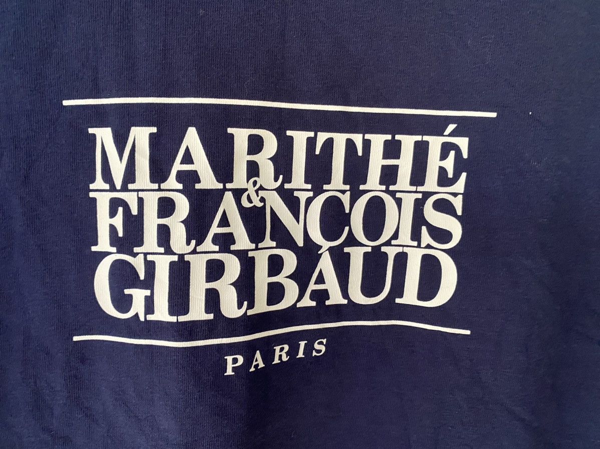 20471120 × Marithe + Francois Girbaud 2000s MFG Big Logo Crop tee Size M / US 6-8 / IT 42-44 - 4 Thumbnail