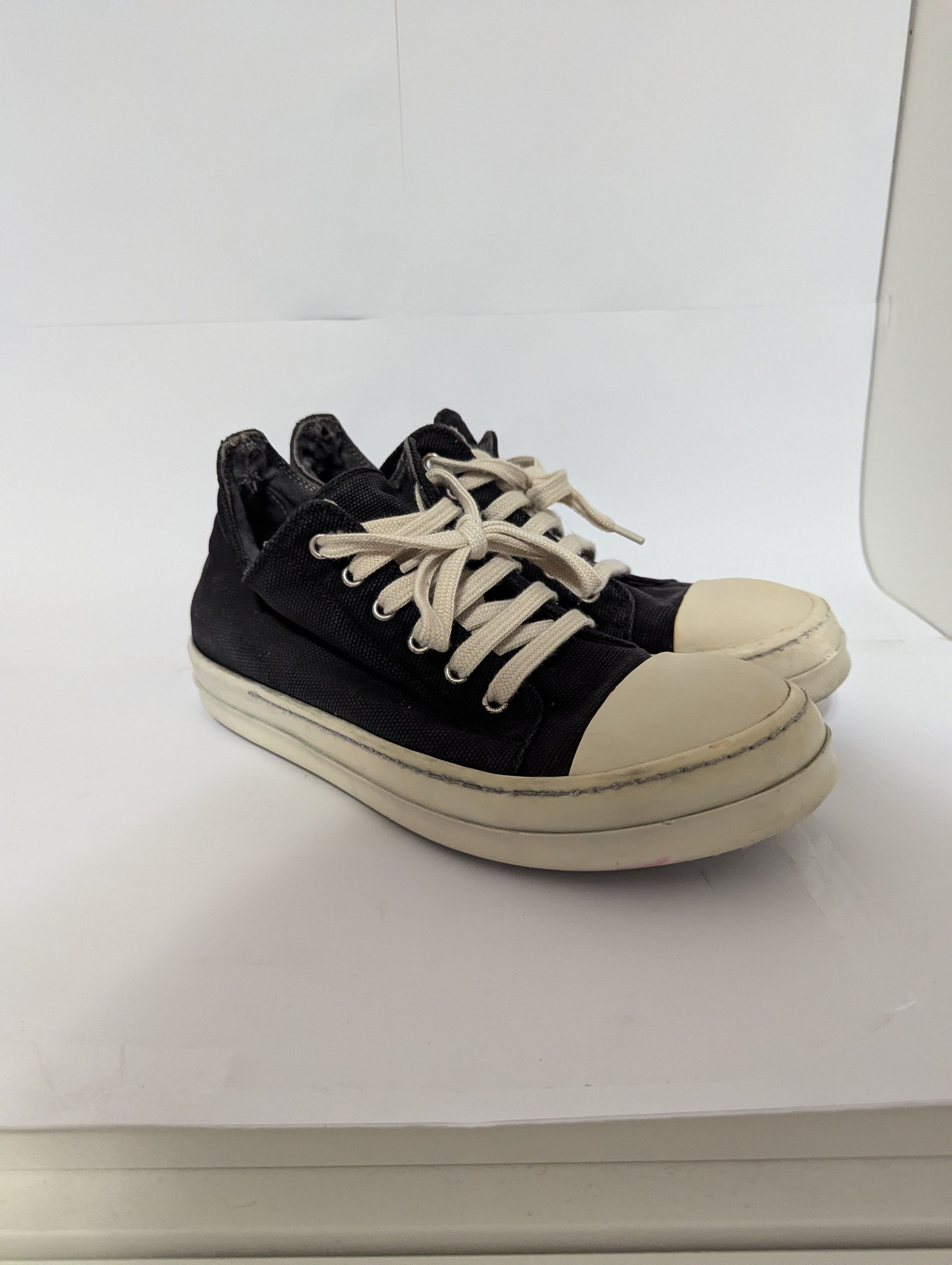 Rick Owens × Rick Owens Drkshdw RICK OWENS Low Top Ramones Size 41 